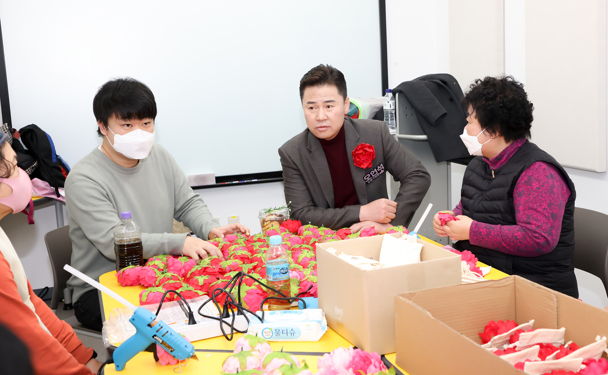 빛축제 행사지원 자원봉사자 격려 해당 썸네일입니다