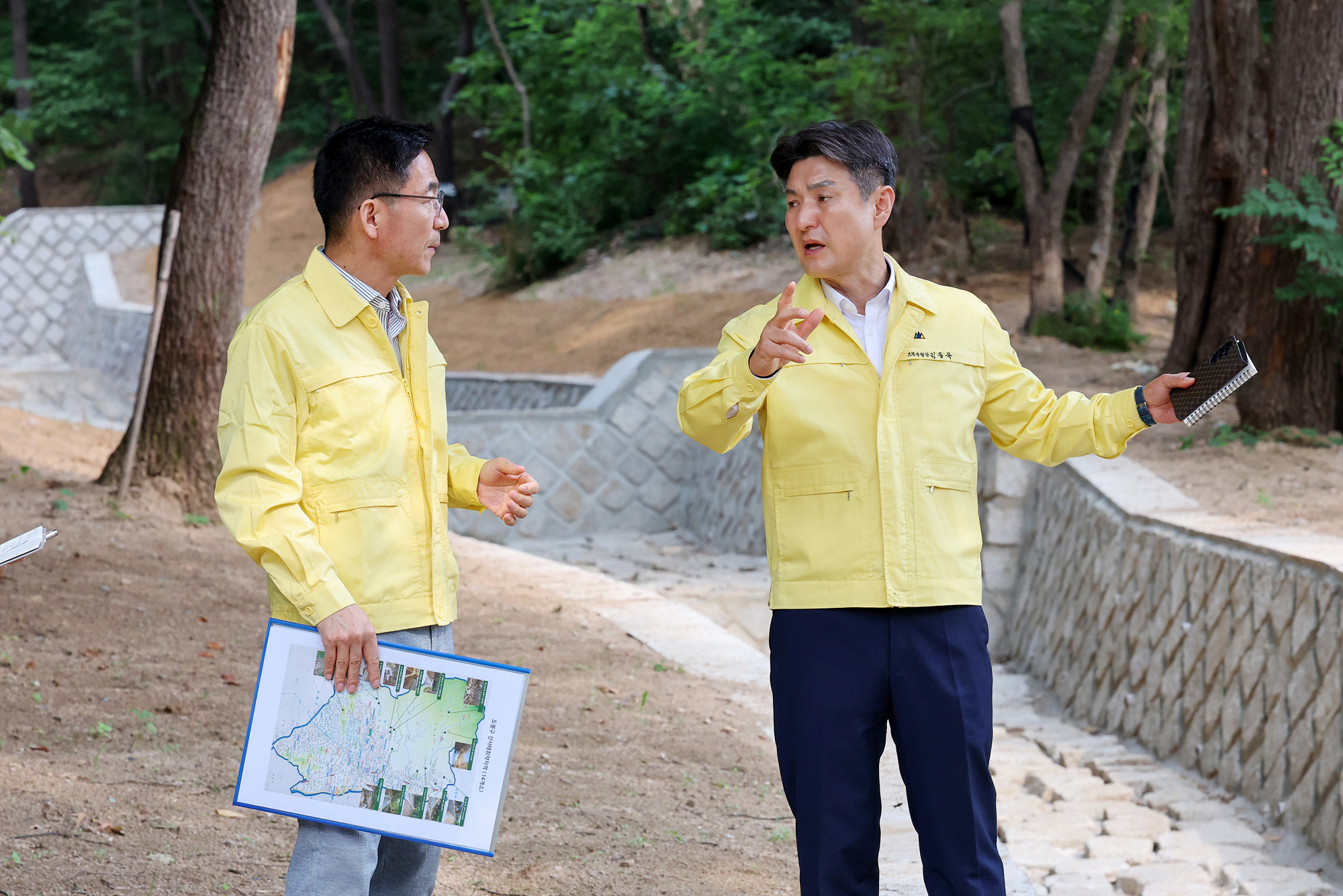 산사태 예방 사업 현장 점검 해당 썸네일입니다