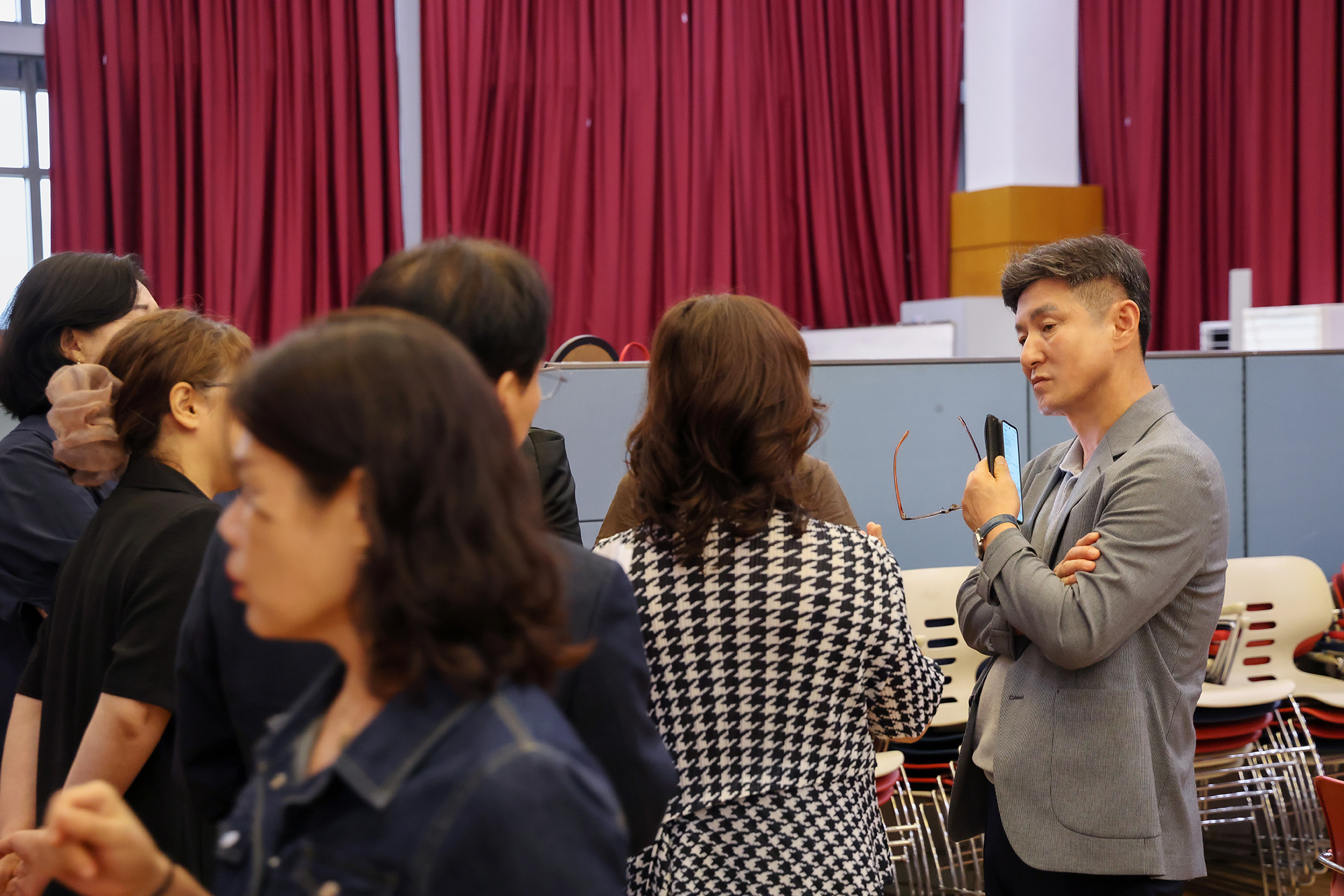 구립여성합창단 격려 방문 해당 썸네일입니다