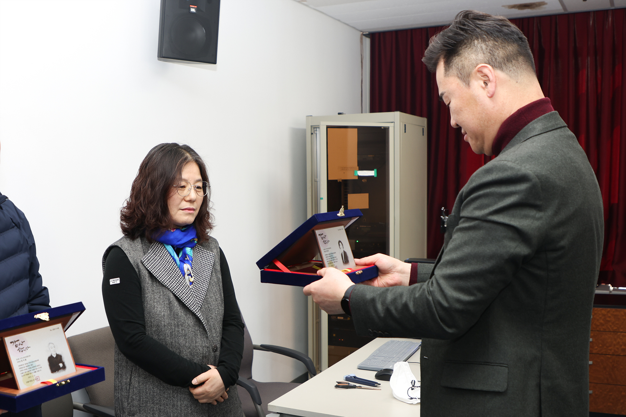 동지역사회보장협의체 연합회 감사패 전달식 해당 썸네일입니다