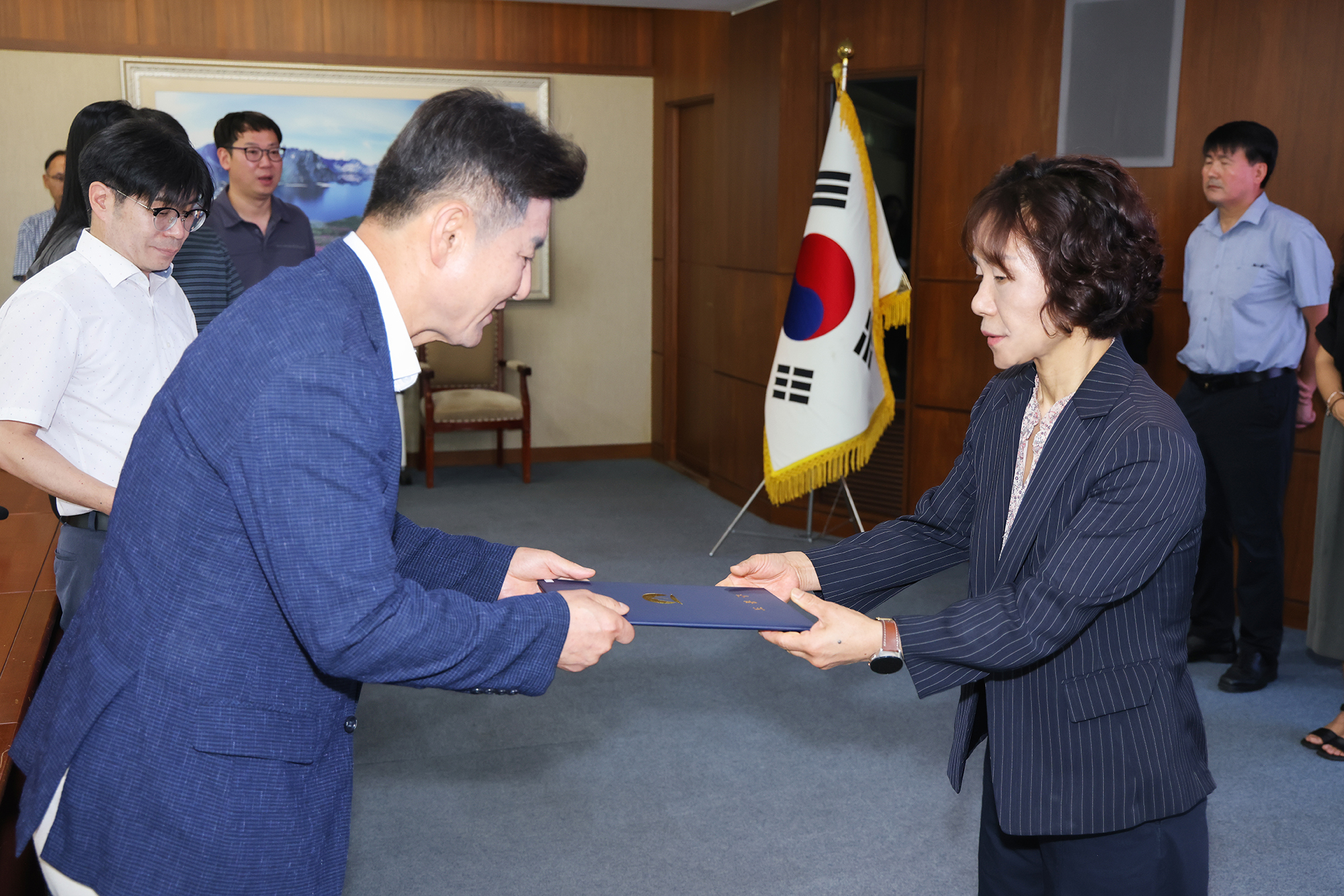 4,5급 공무원 임용장 수여식 해당 썸네일입니다