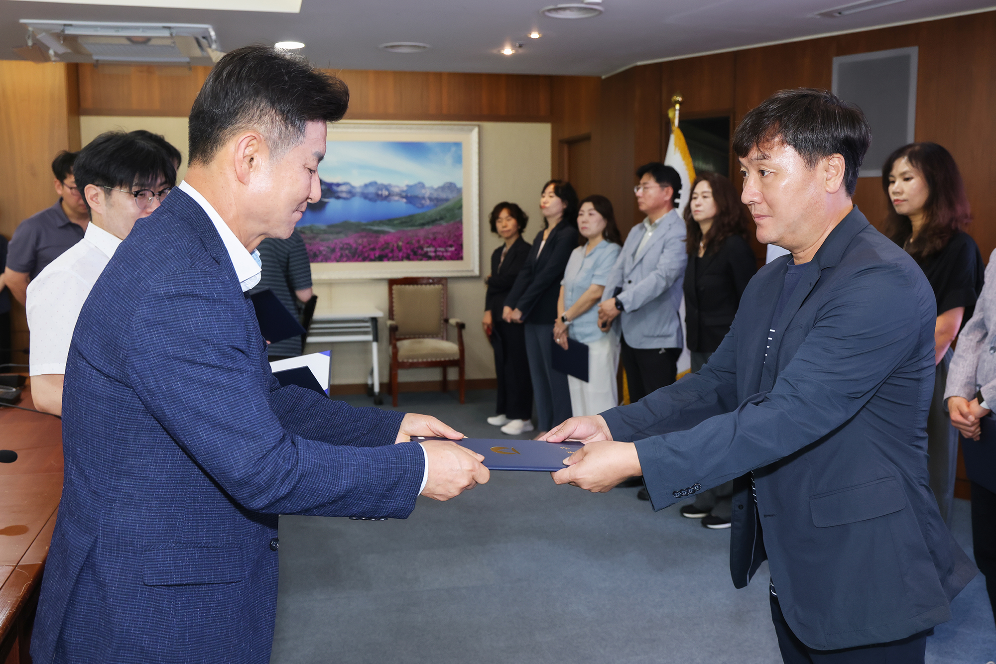 4,5급 공무원 임용장 수여식 해당 썸네일입니다