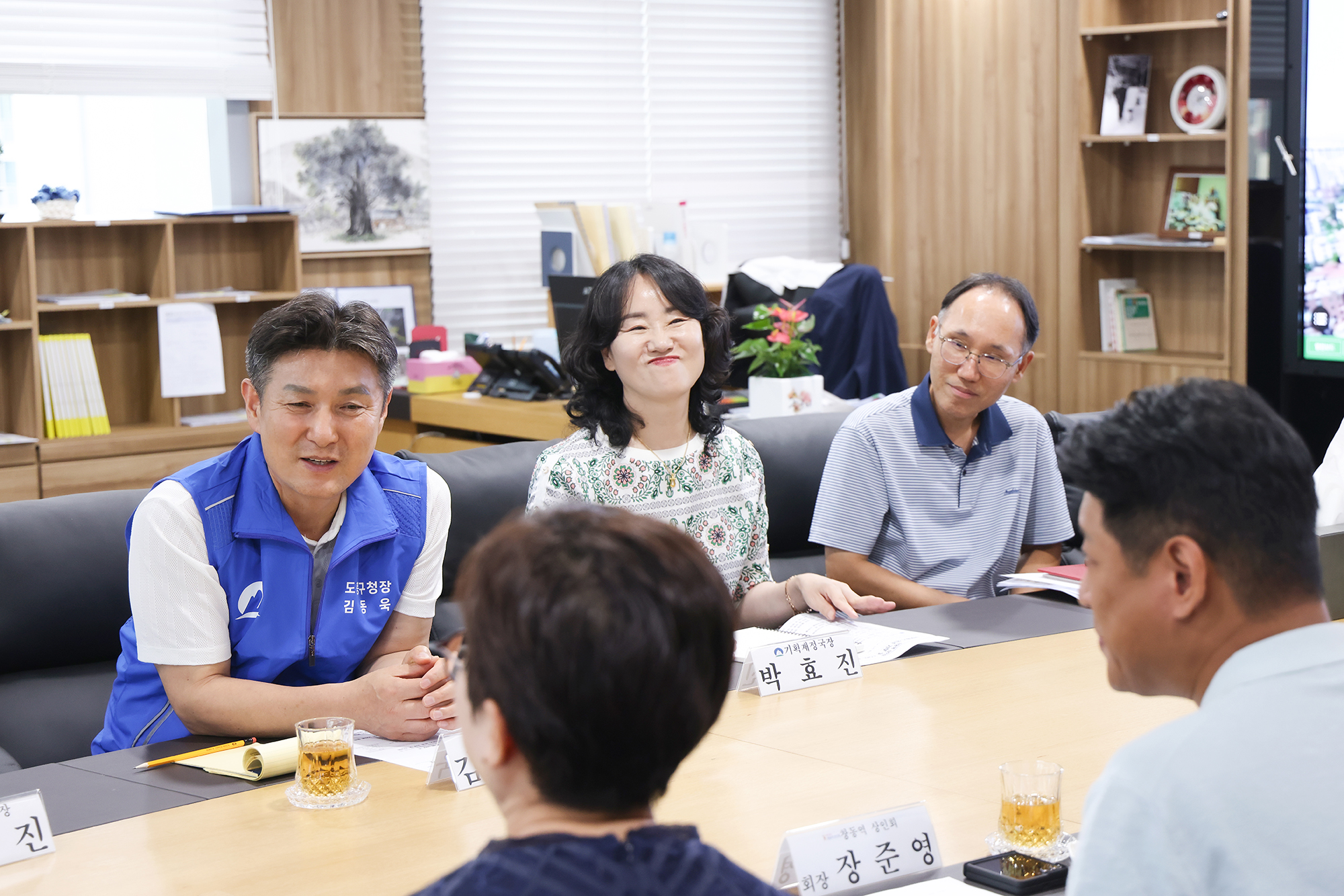 창동역 상인회 이웃돕기 성금 기부 및 간담회 해당 썸네일입니다