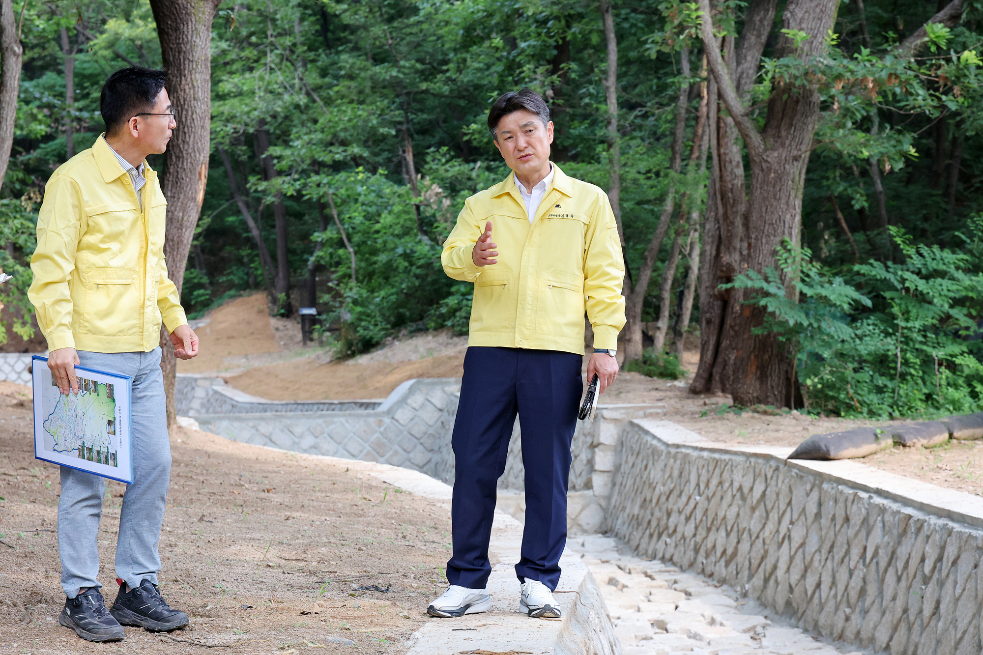 산사태 예방 사업 현장 점검 해당 썸네일입니다