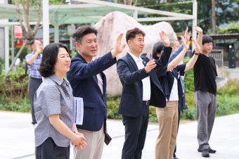 장애인부모연대 해변캠프 환송
