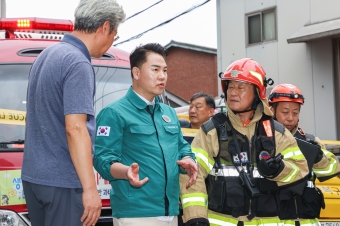 도봉동  하수도 사고 현장 방문