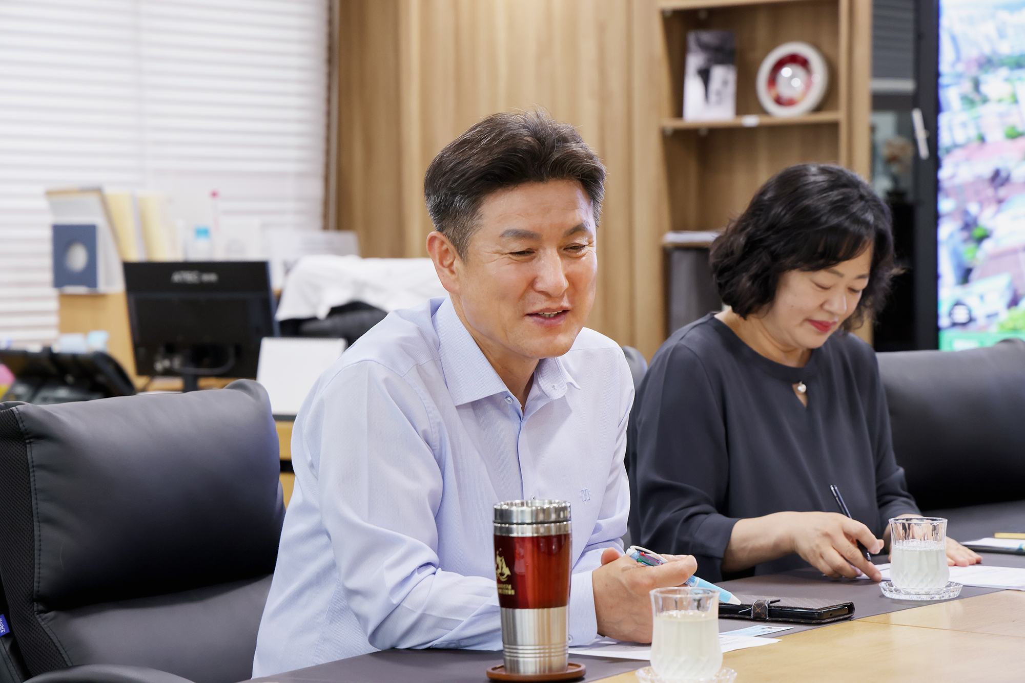 한국자유총연맹 차담회 해당 썸네일입니다