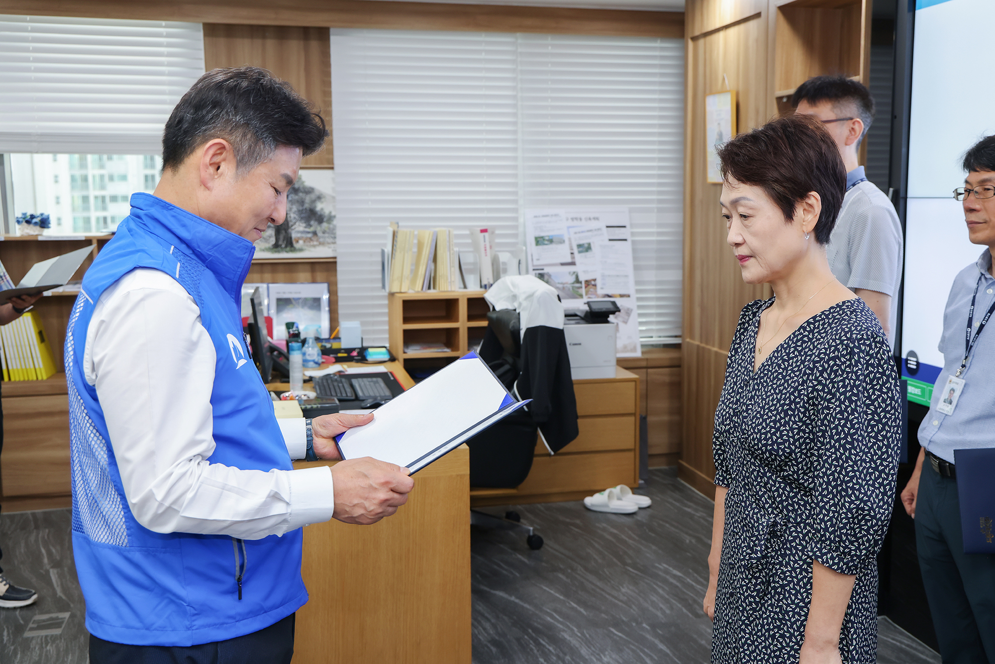 5급 공무원 임용장 수여식 해당 썸네일입니다