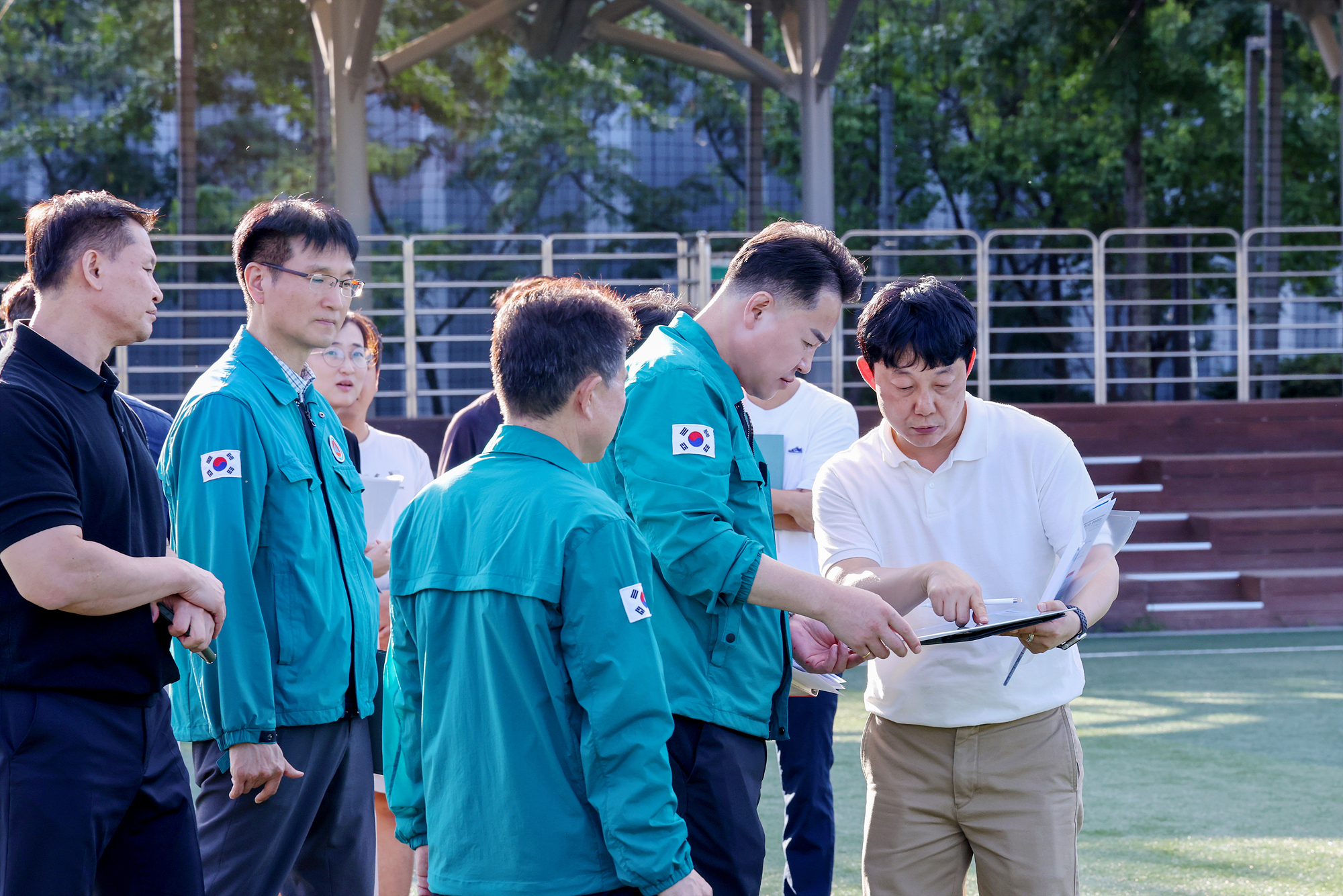 구민의 날, 구민체육대회 안전관리 현장 합동점검