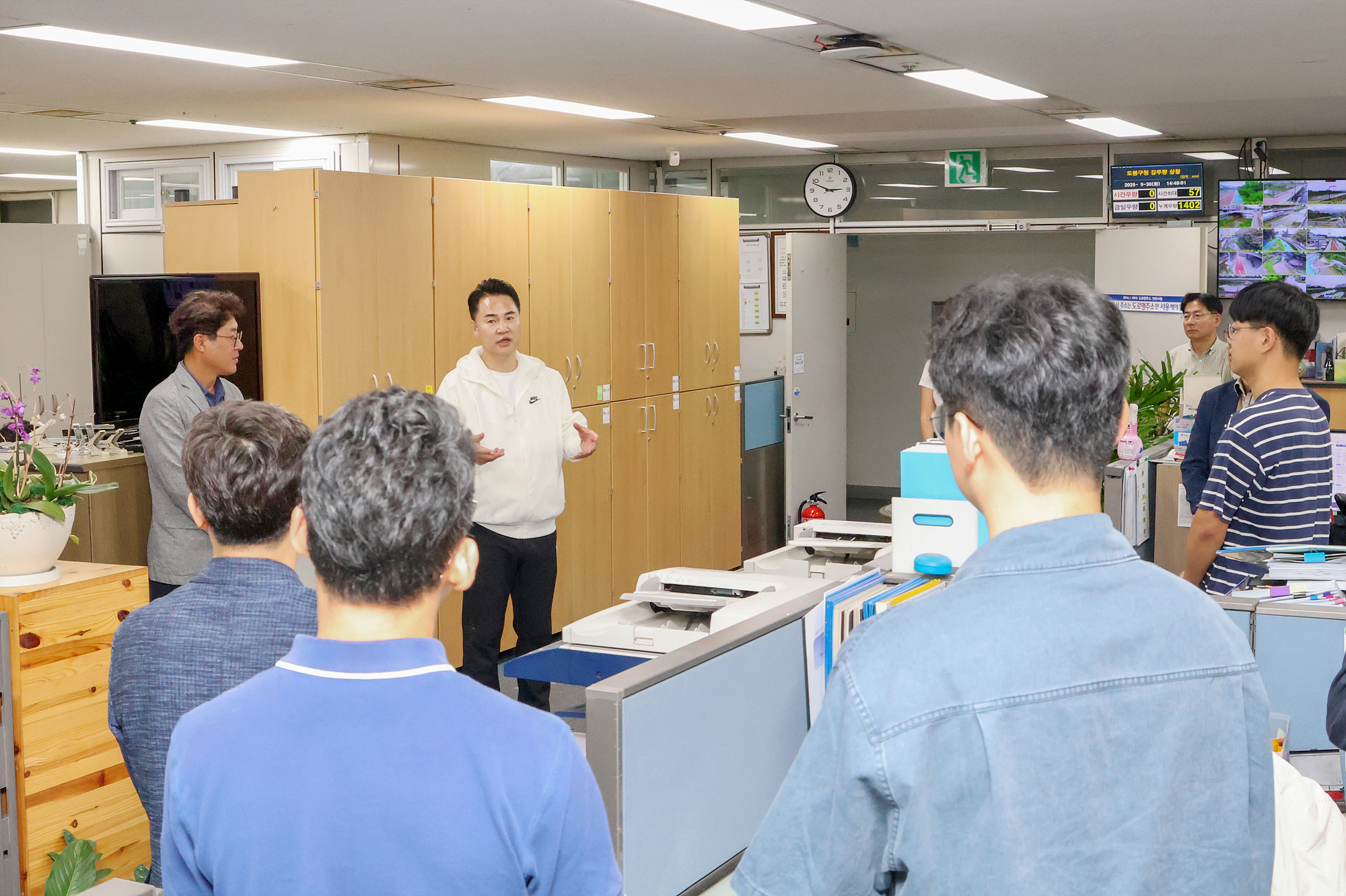 이달의 칭찬부서 방문(치수과)