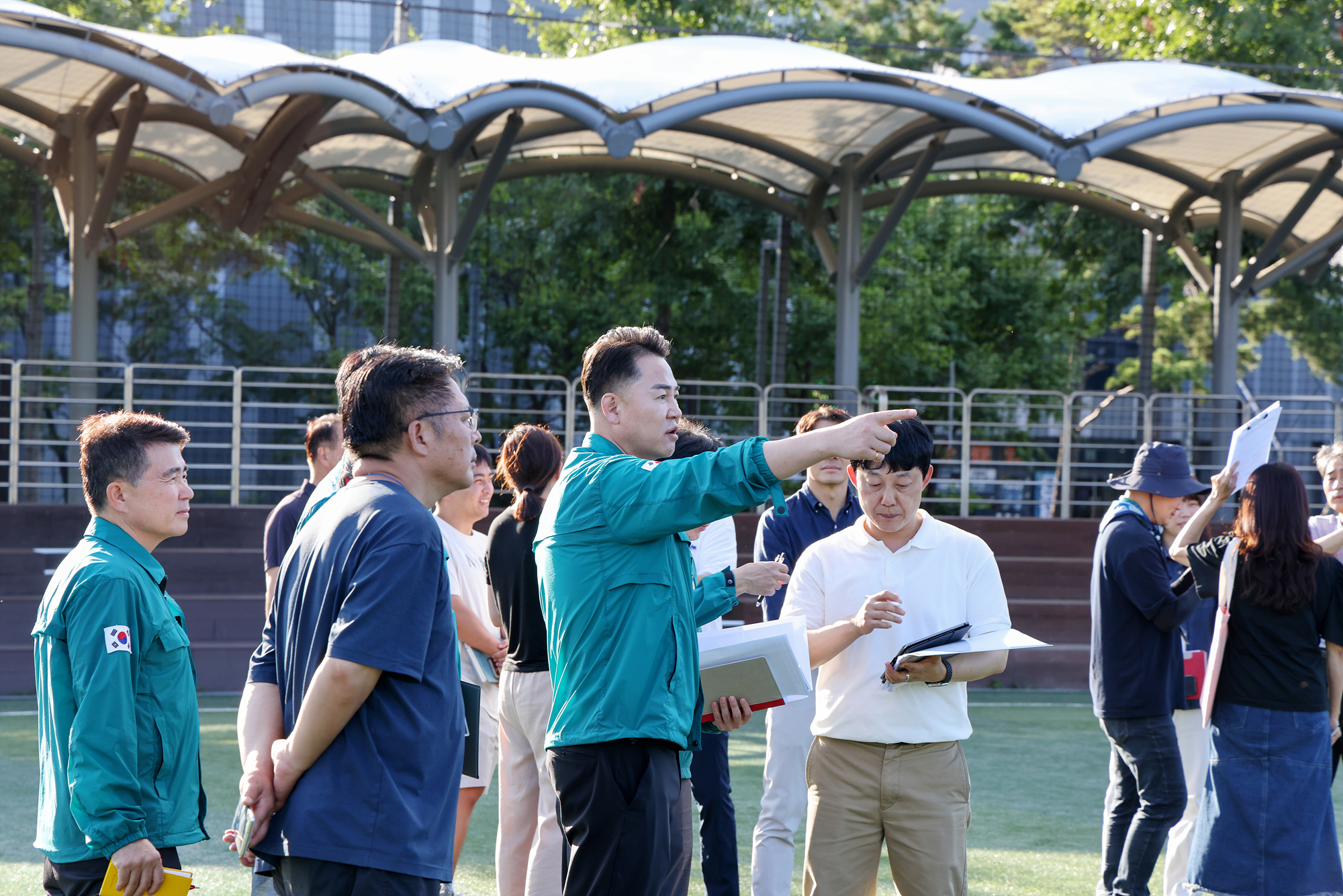구민의 날, 구민체육대회 안전관리 현장 합동점검