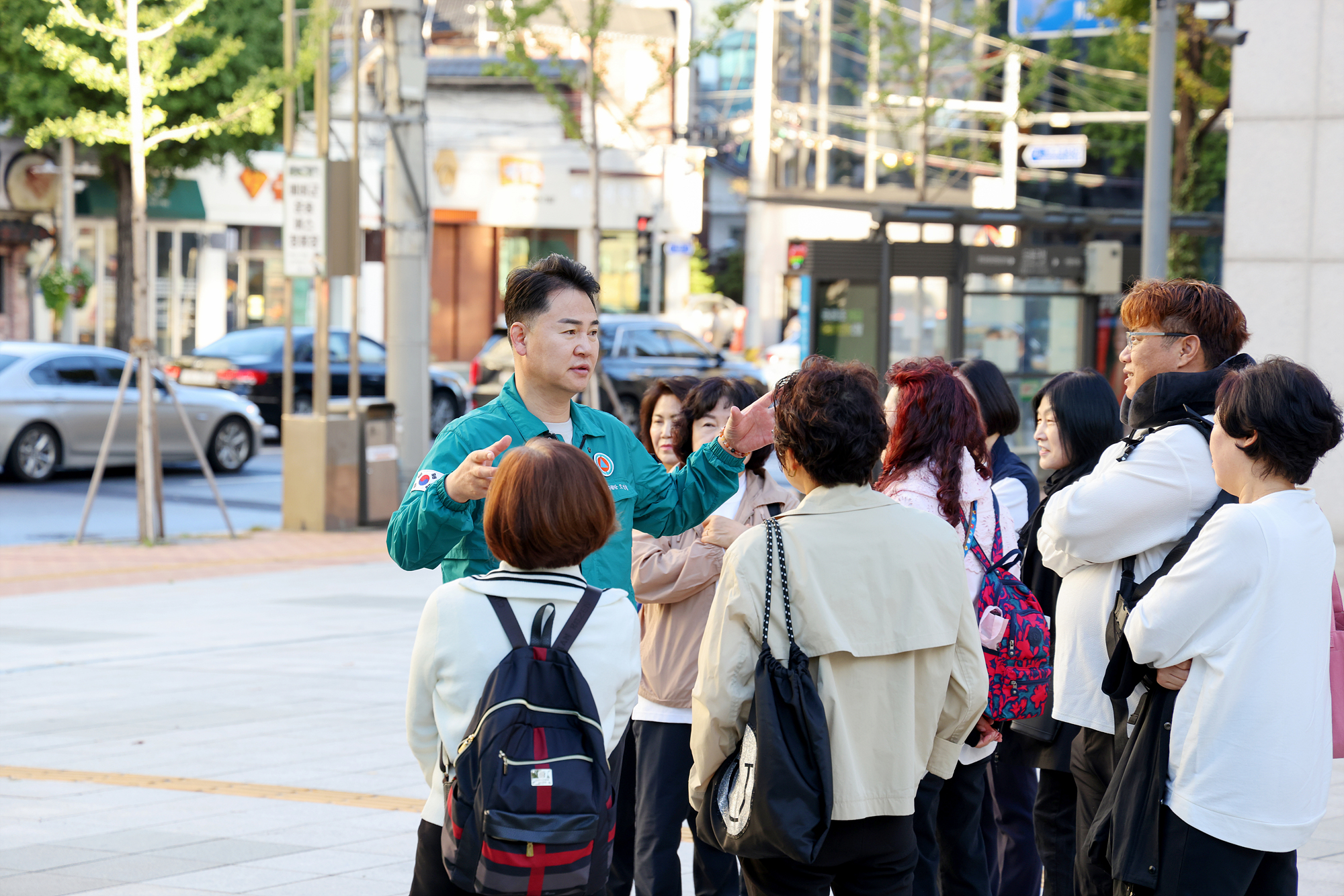 자율방재단 20주년 행사 환송