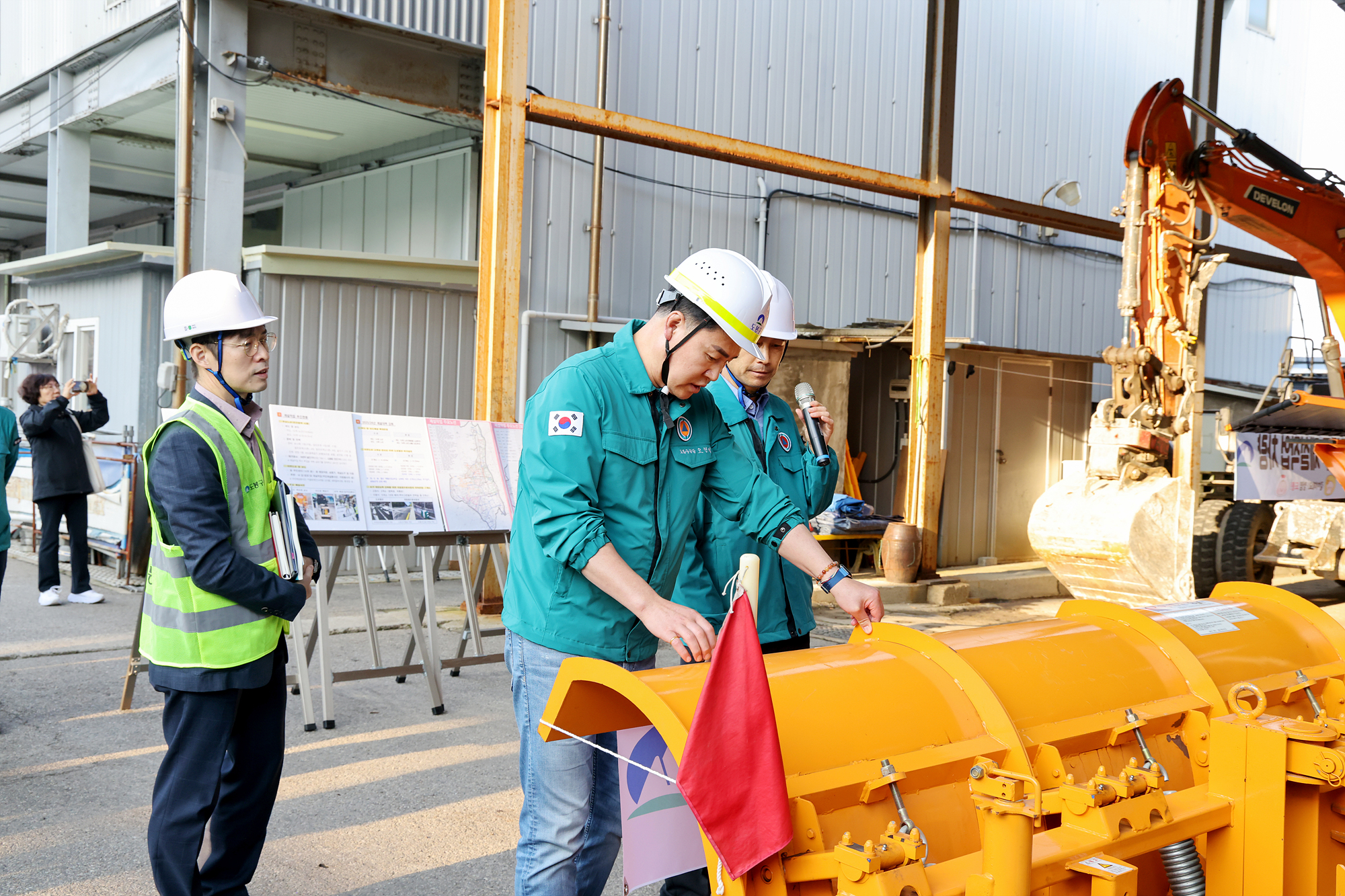 제설장비 자재 사전점검