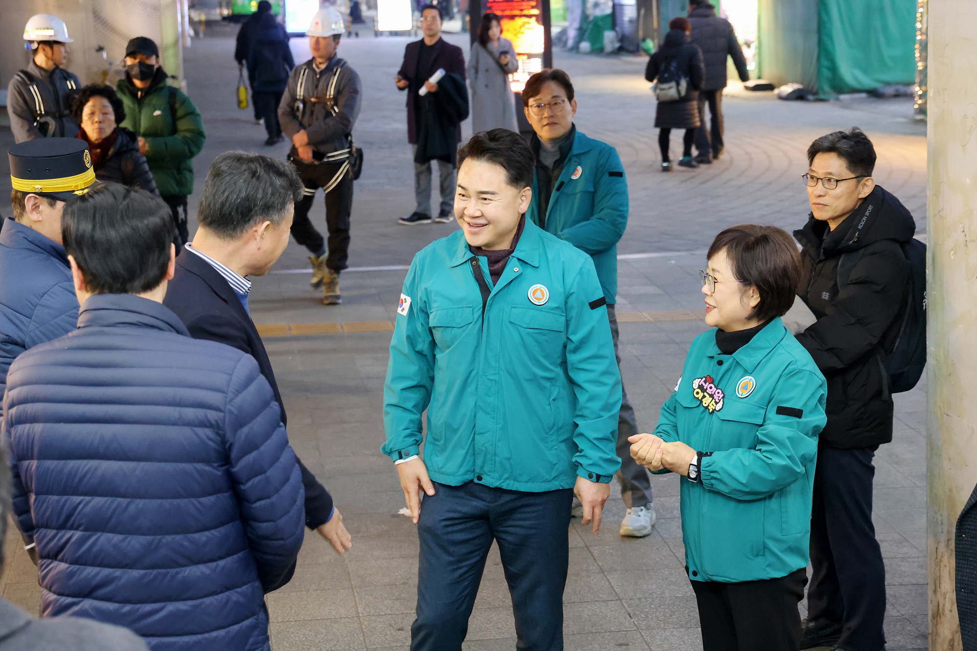 창동역 북측 환승통로 라운딩