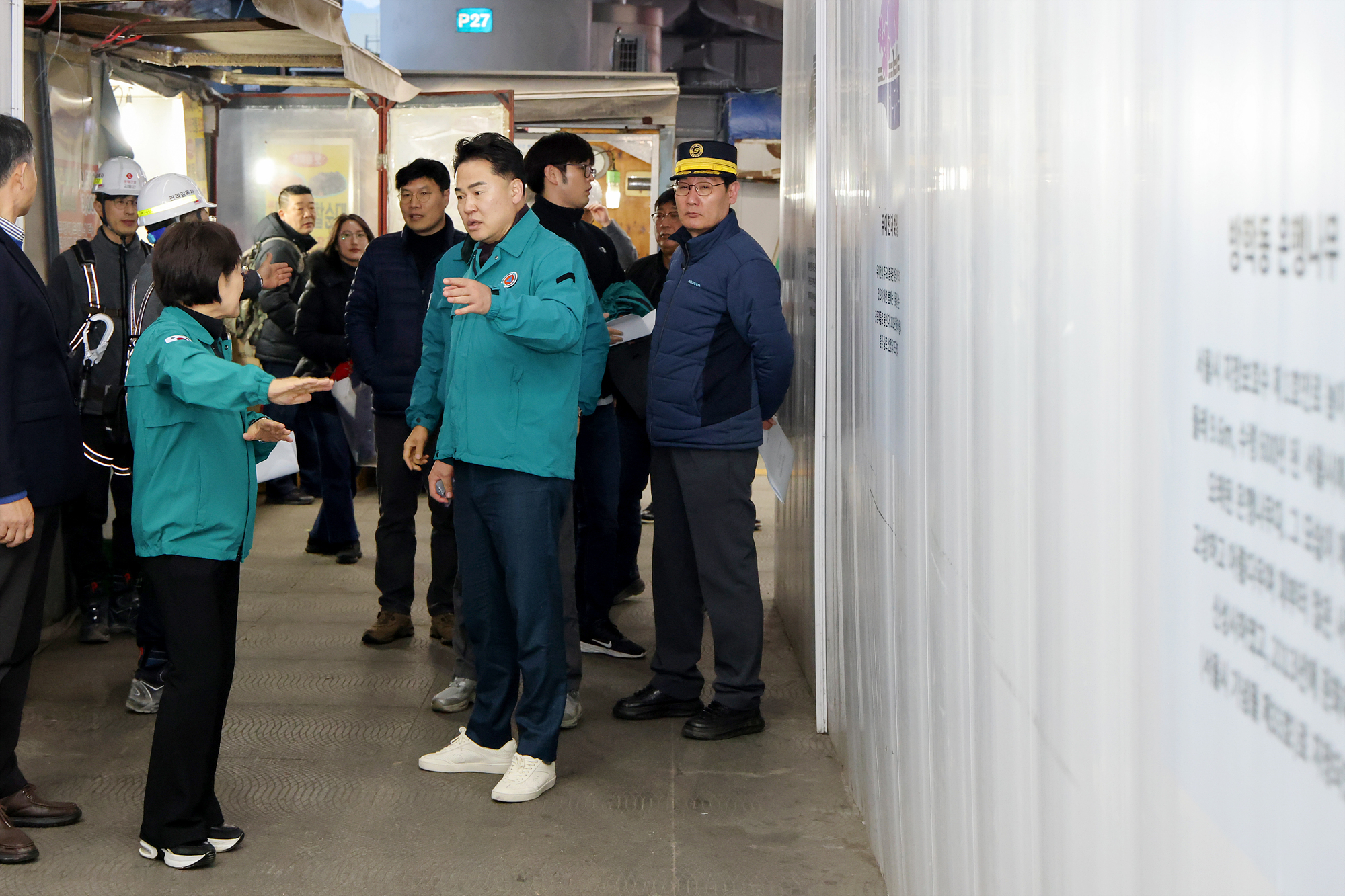 창동역 북측 환승통로 라운딩