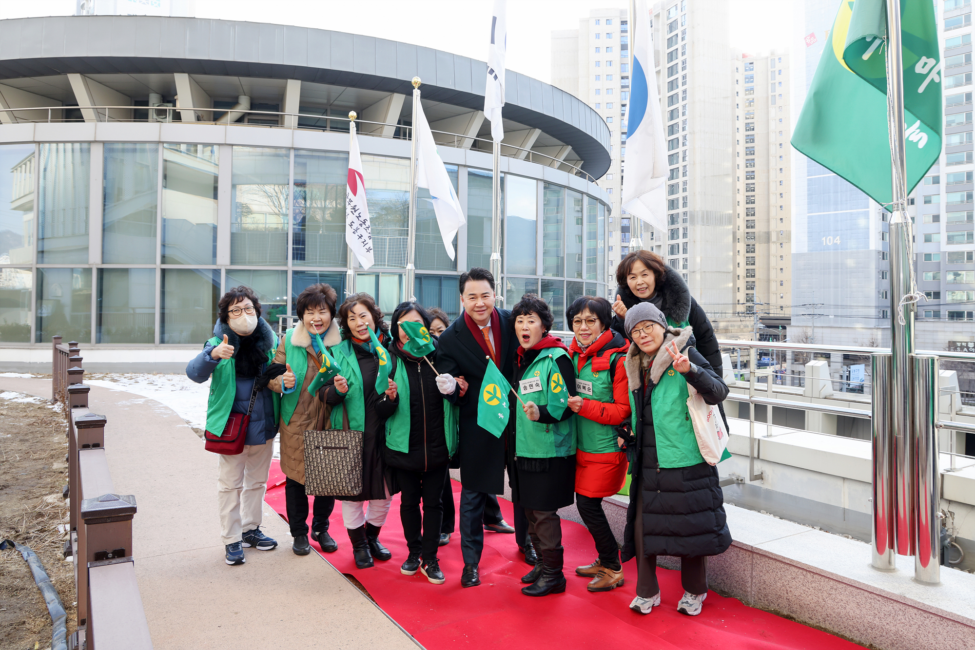 새마을운동 새마을기 게양식 해당 이미지 입니다