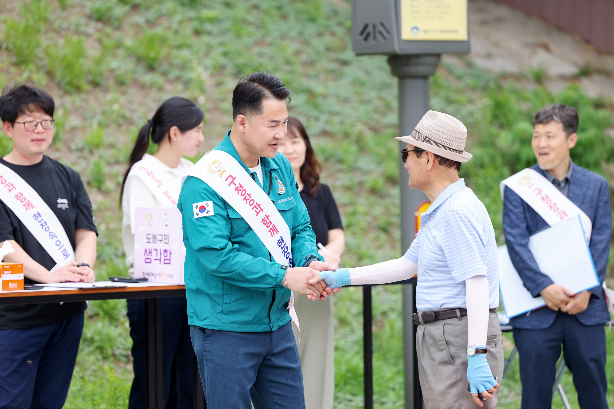 구청장과 함께하는 현장민원 상담(중랑천) 해당 이미지 입니다