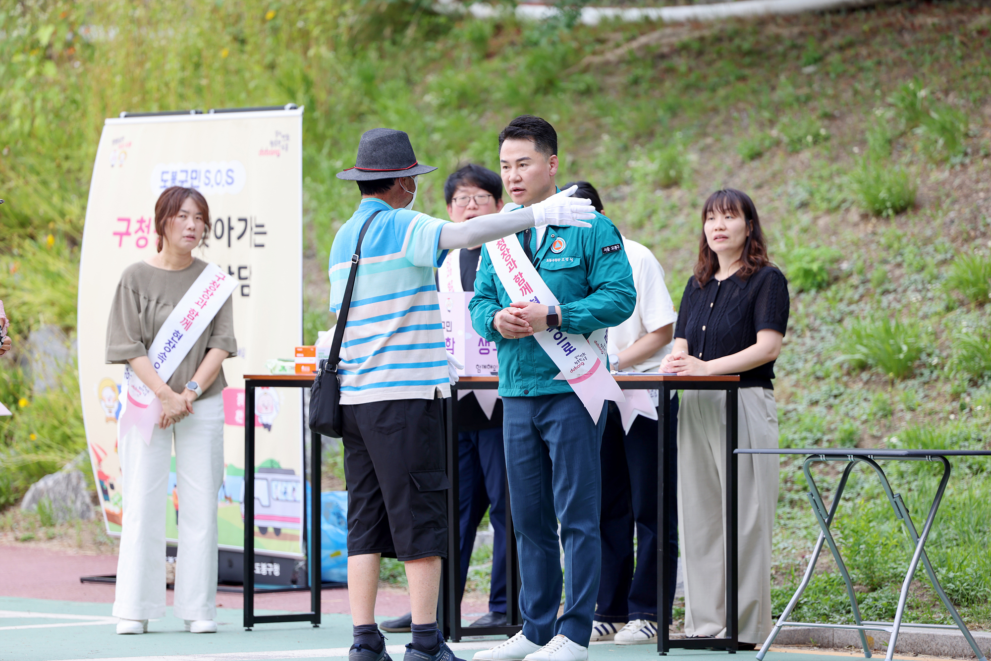 구청장과 함께하는 현장민원 상담(중랑천) 해당 이미지 입니다