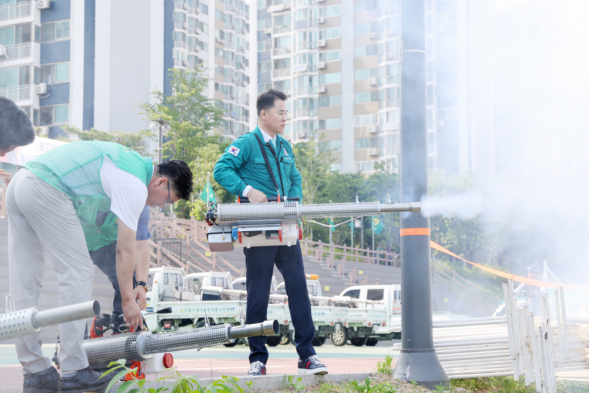 새마을운동 방역 발대식 해당 이미지 입니다