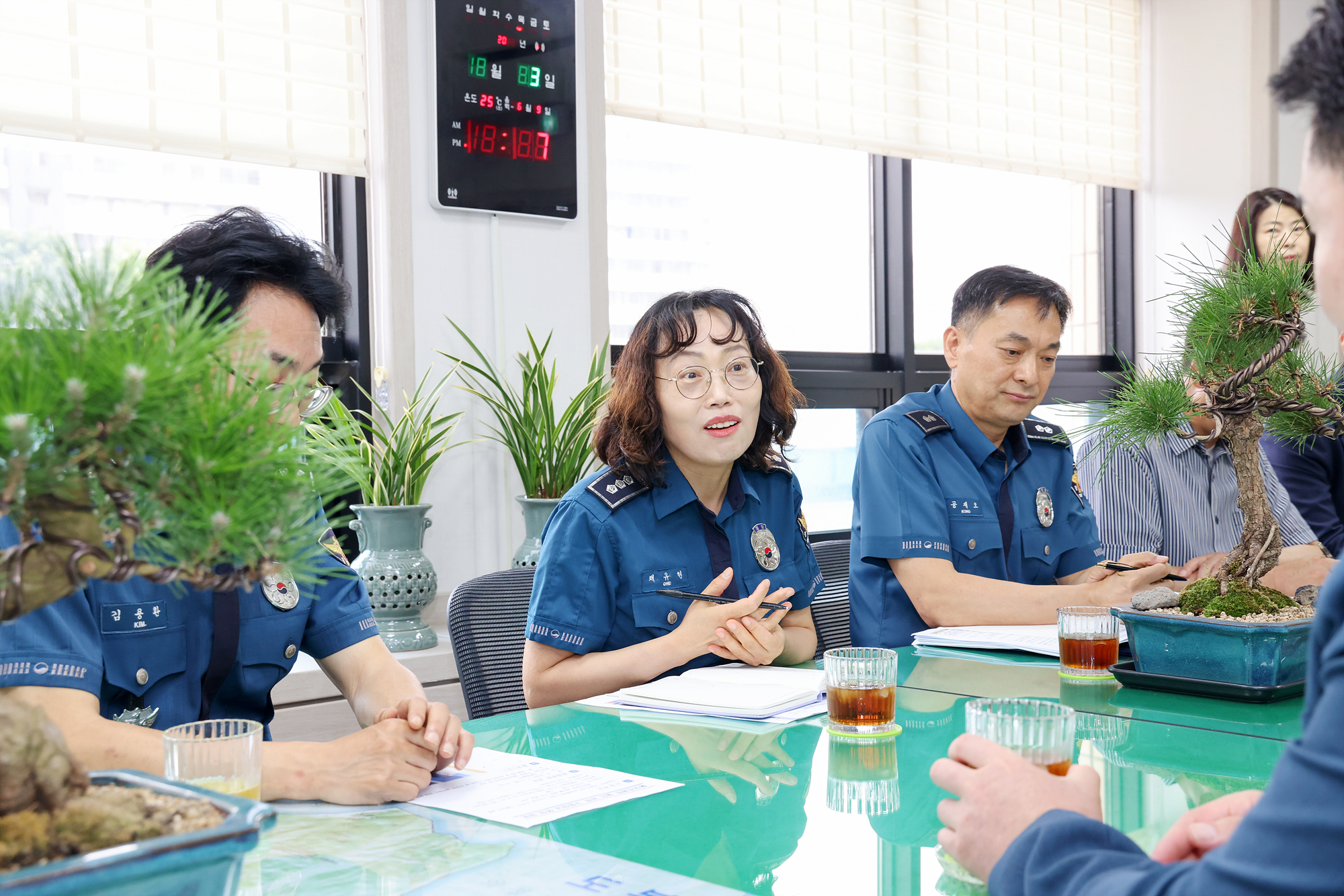 도봉경찰서 구정 홍보 전광판 현장방문 해당 이미지 입니다