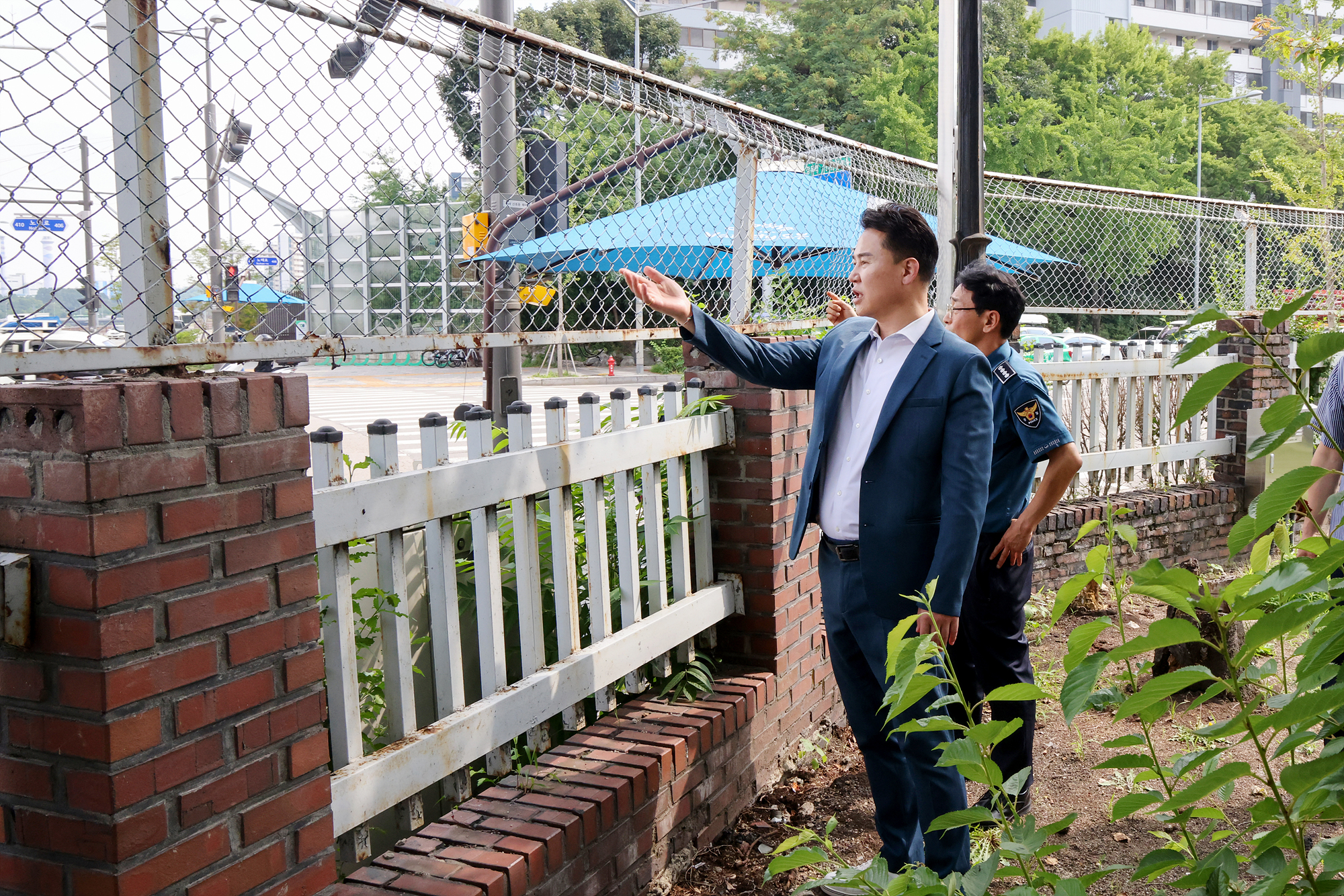 도봉경찰서 구정 홍보 전광판 현장방문 해당 이미지 입니다