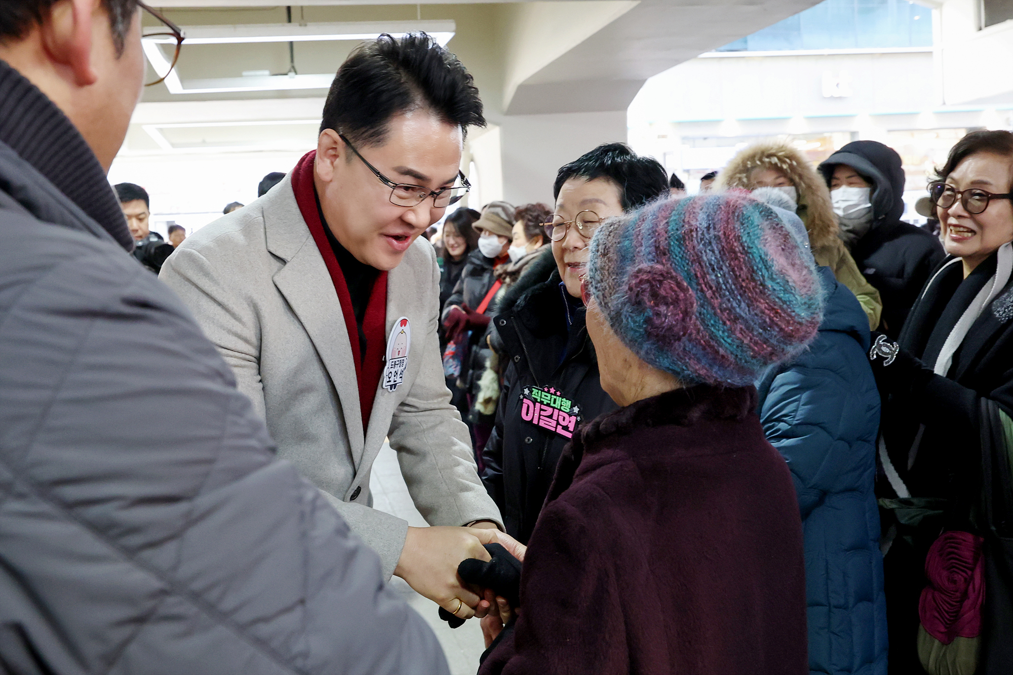 창동역 2번출구 에스컬레이터 개통식