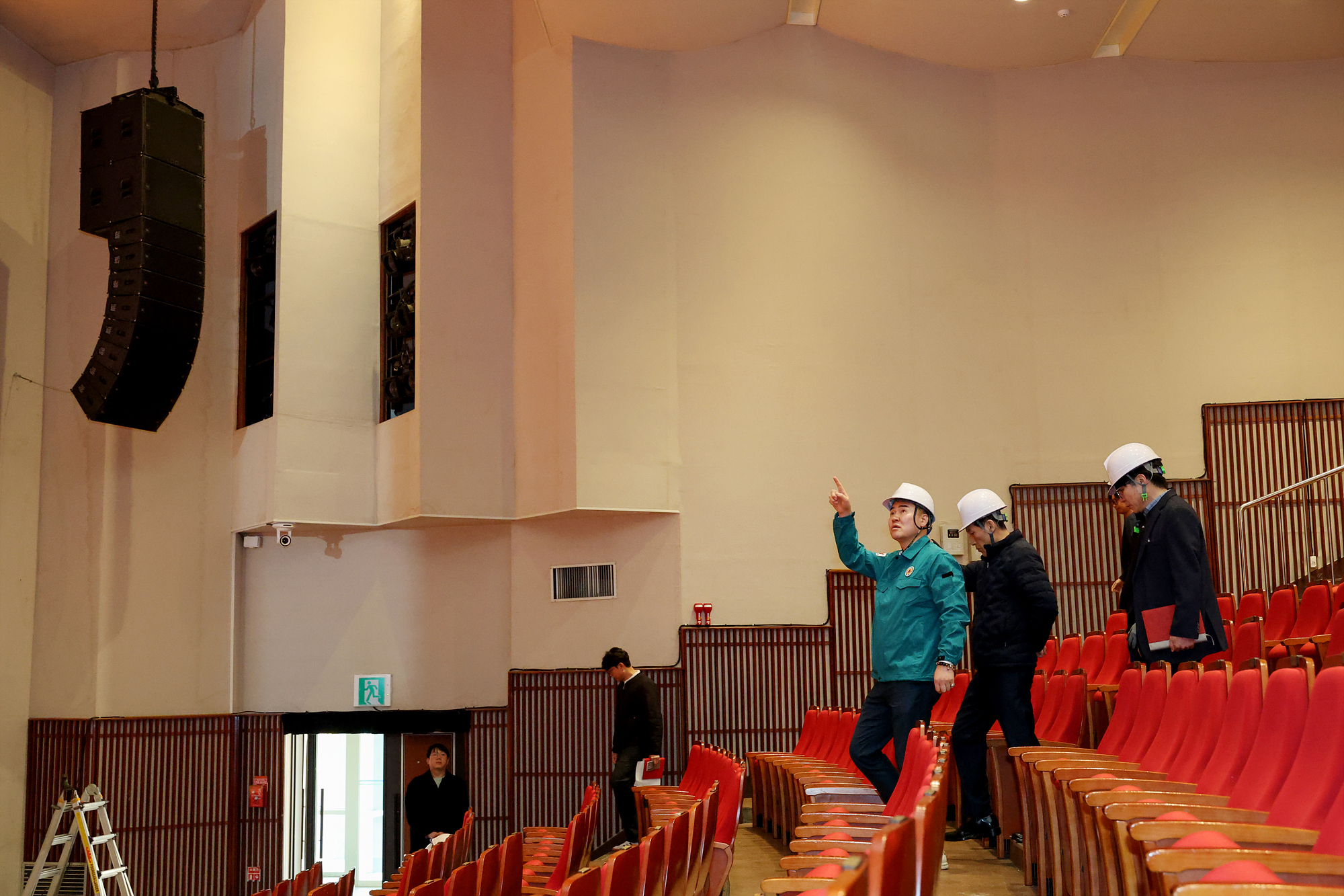 구민회관 음향시설개선사업 안전점검