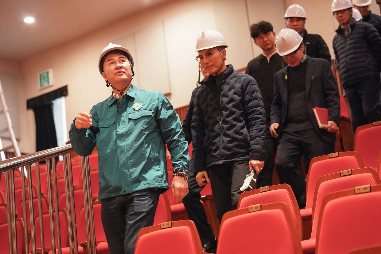 구민회관 음향시설개선사업 안전점검