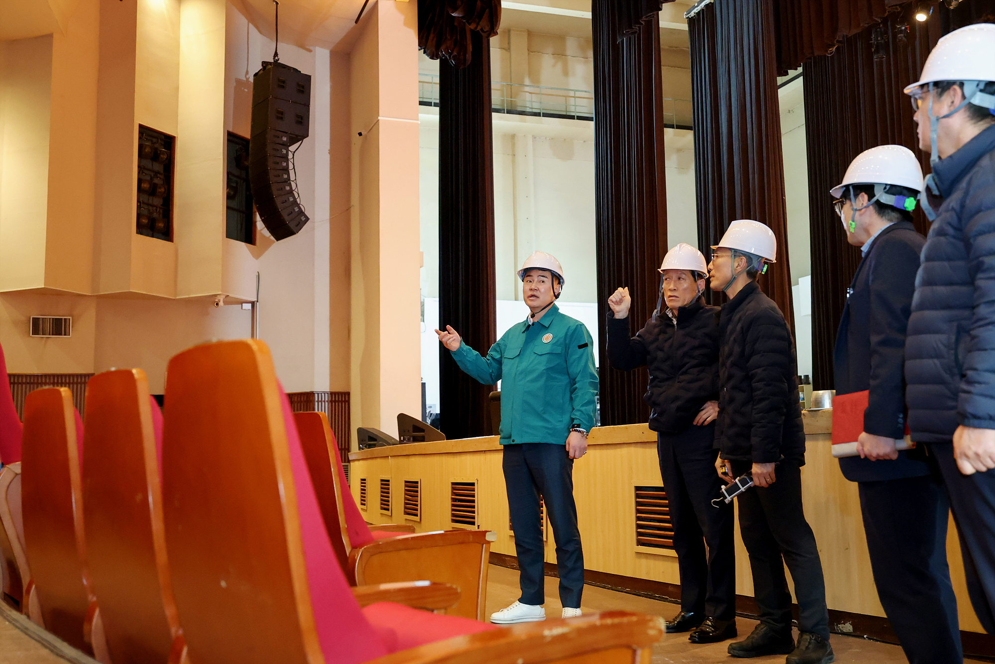 구민회관 음향시설개선사업 안전점검