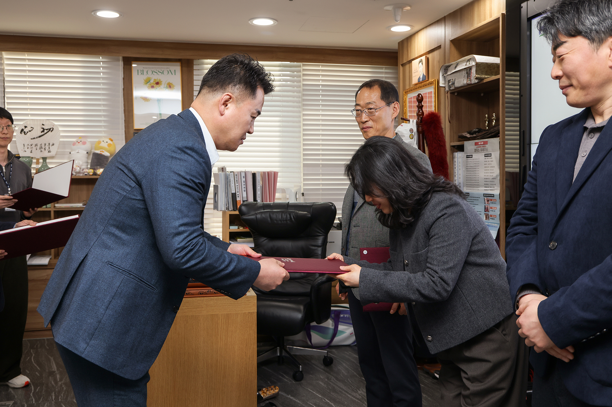 5급 승진자 임용장 수여식