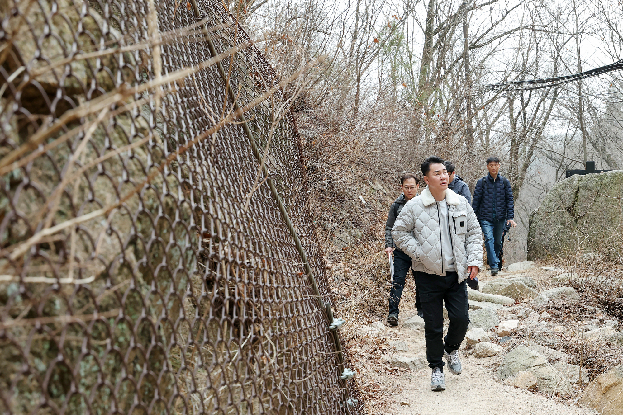 원통사 등반구간 안전점검