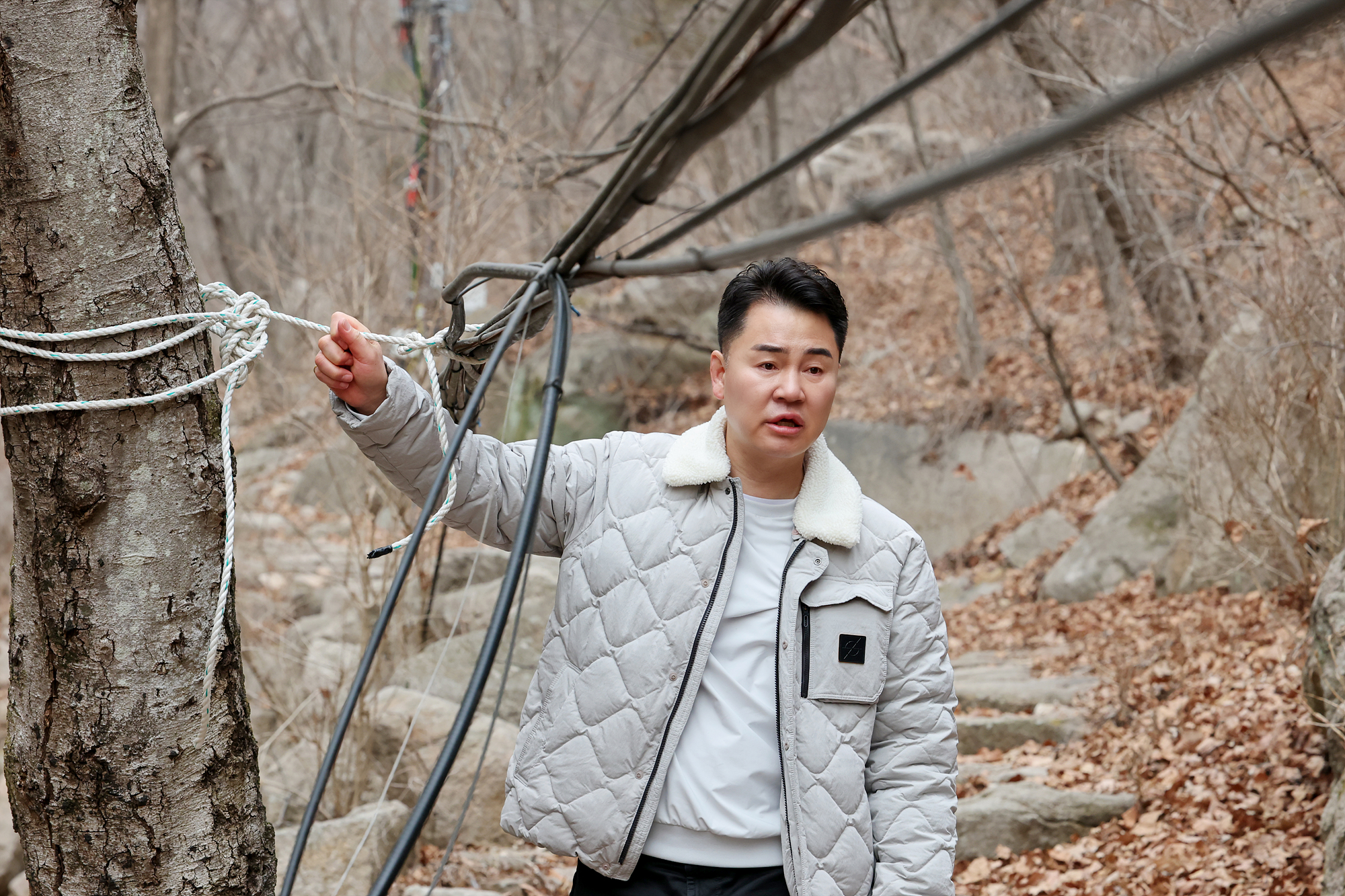 원통사 등반구간 안전점검