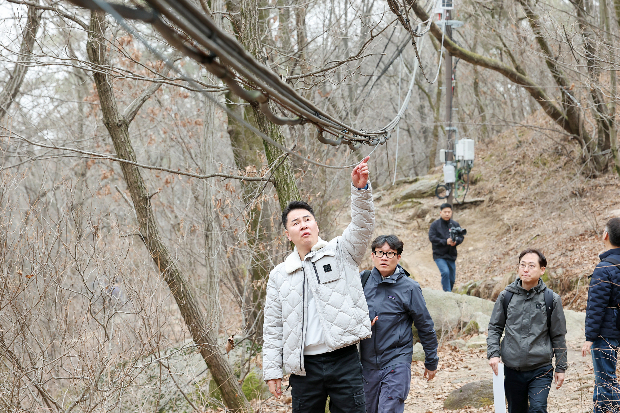 원통사 등반구간 안전점검