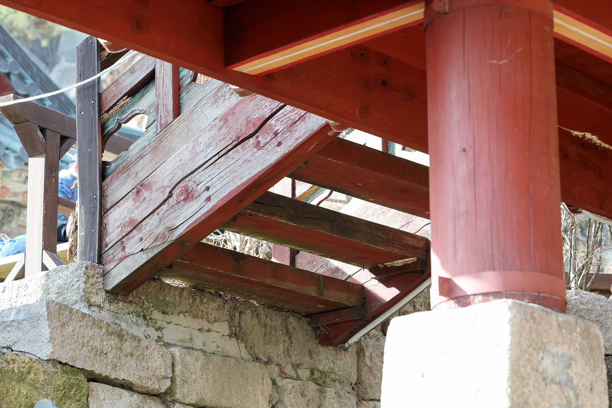 원통사 등반구간 안전점검