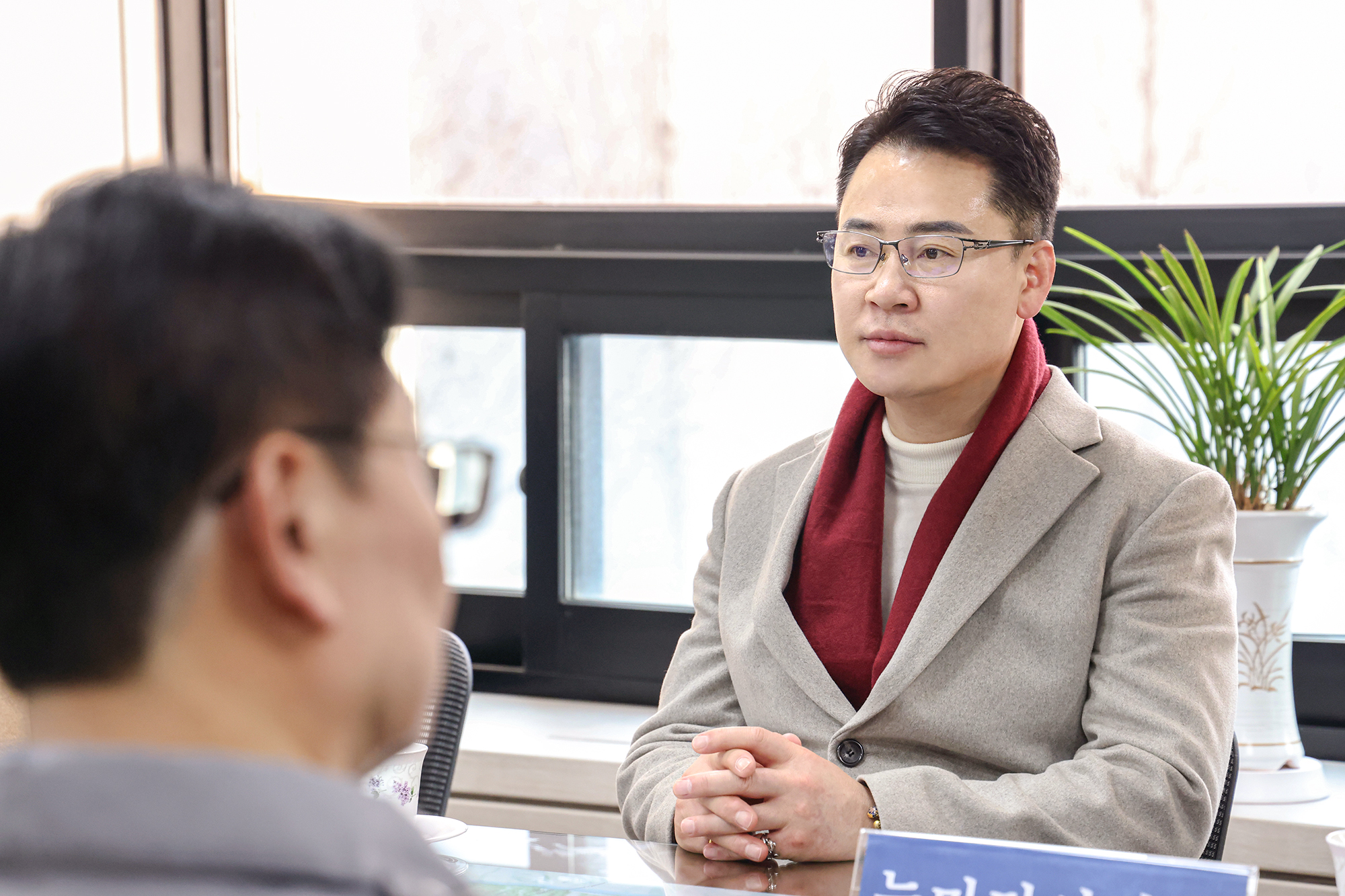 구정홍보 전광판 설치 준공 간담회