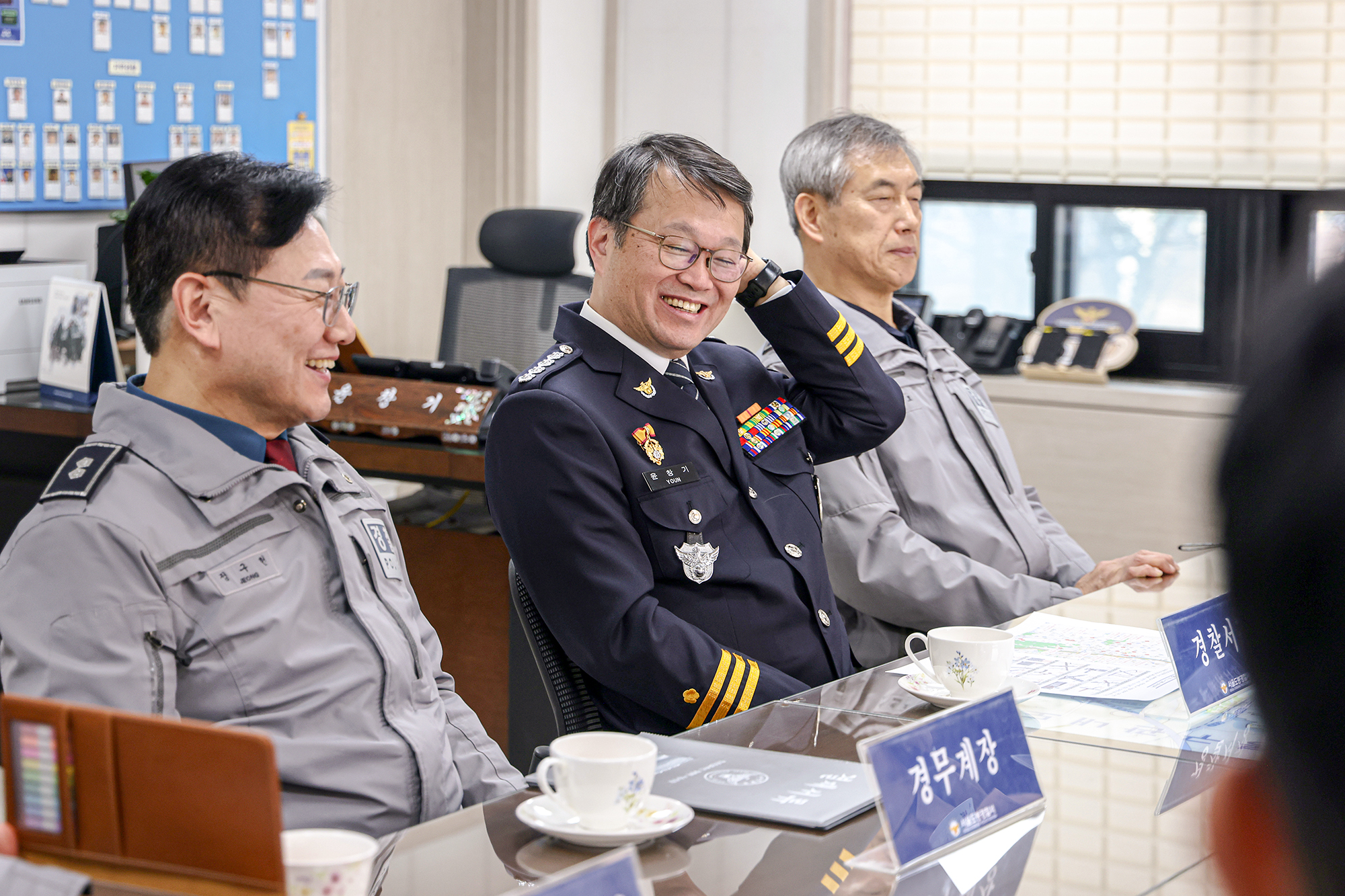 구정홍보 전광판 설치 준공 간담회