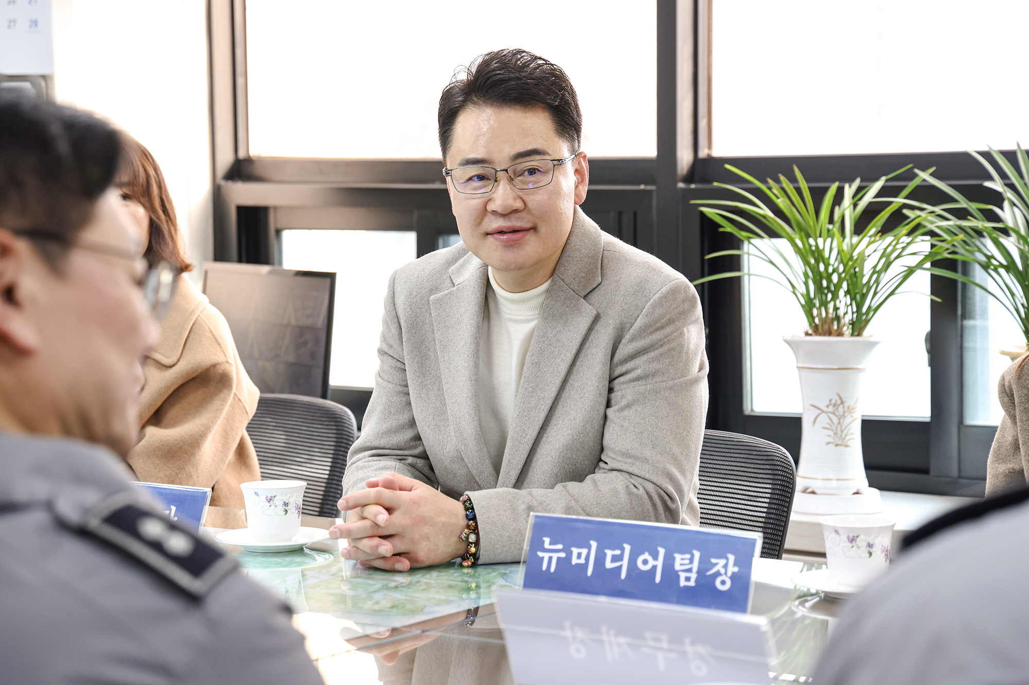 구정홍보 전광판 설치 준공 간담회