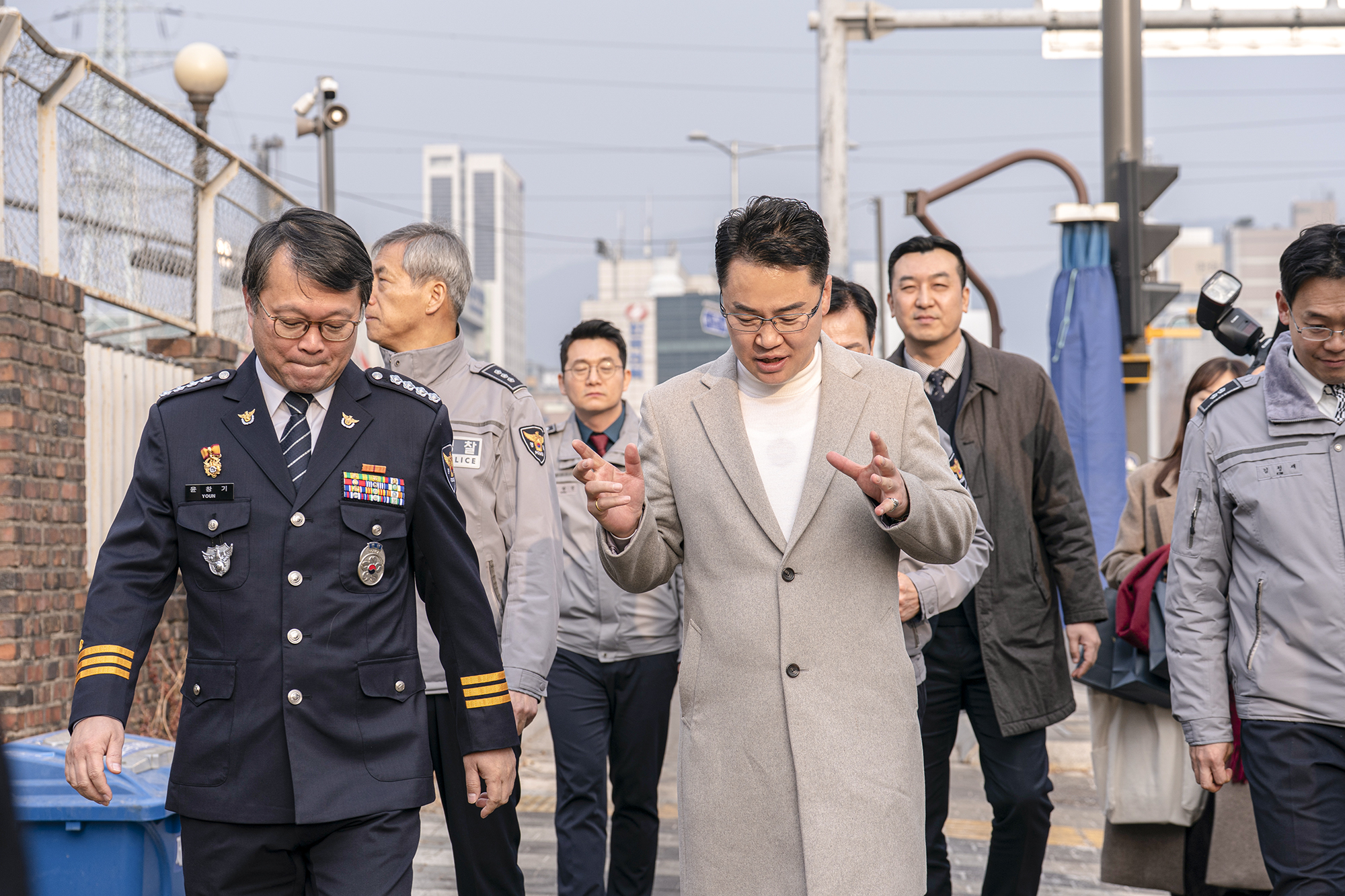 구정홍보 전광판 설치 준공 간담회