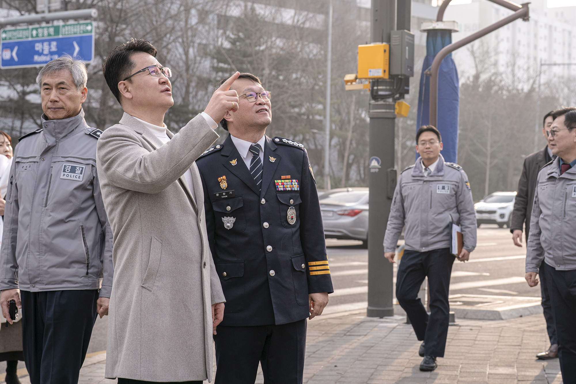 구정홍보 전광판 설치 준공 간담회