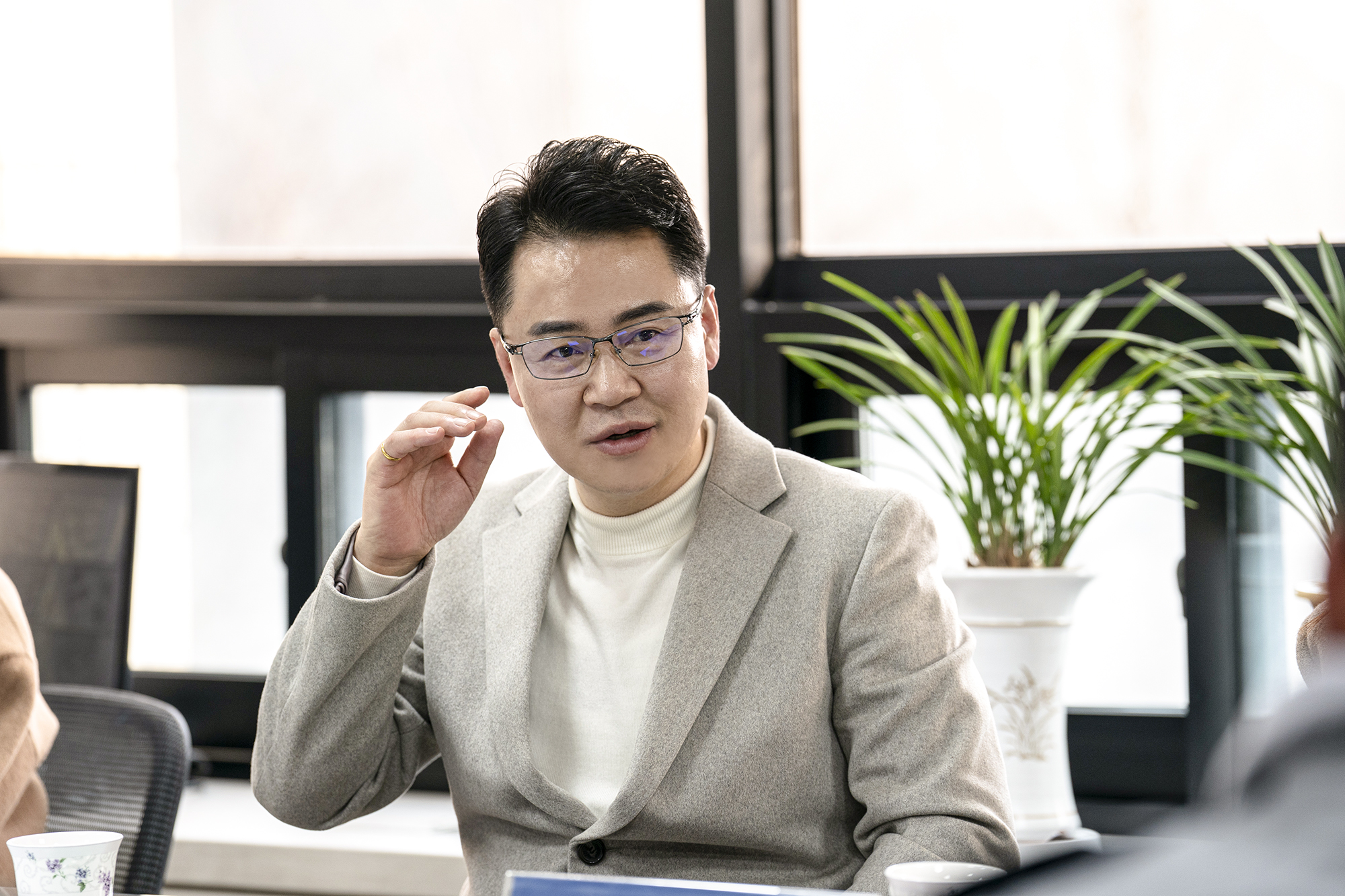 구정홍보 전광판 설치 준공 간담회