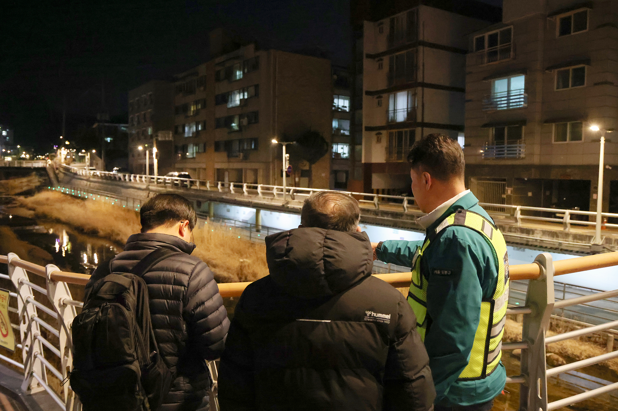 백운시장 일대 야간 현장순찰