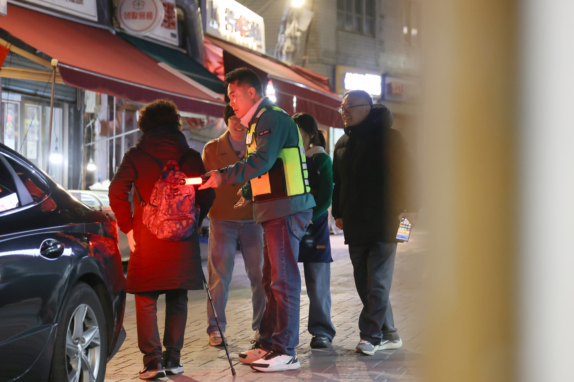 백운시장 일대 야간 현장순찰