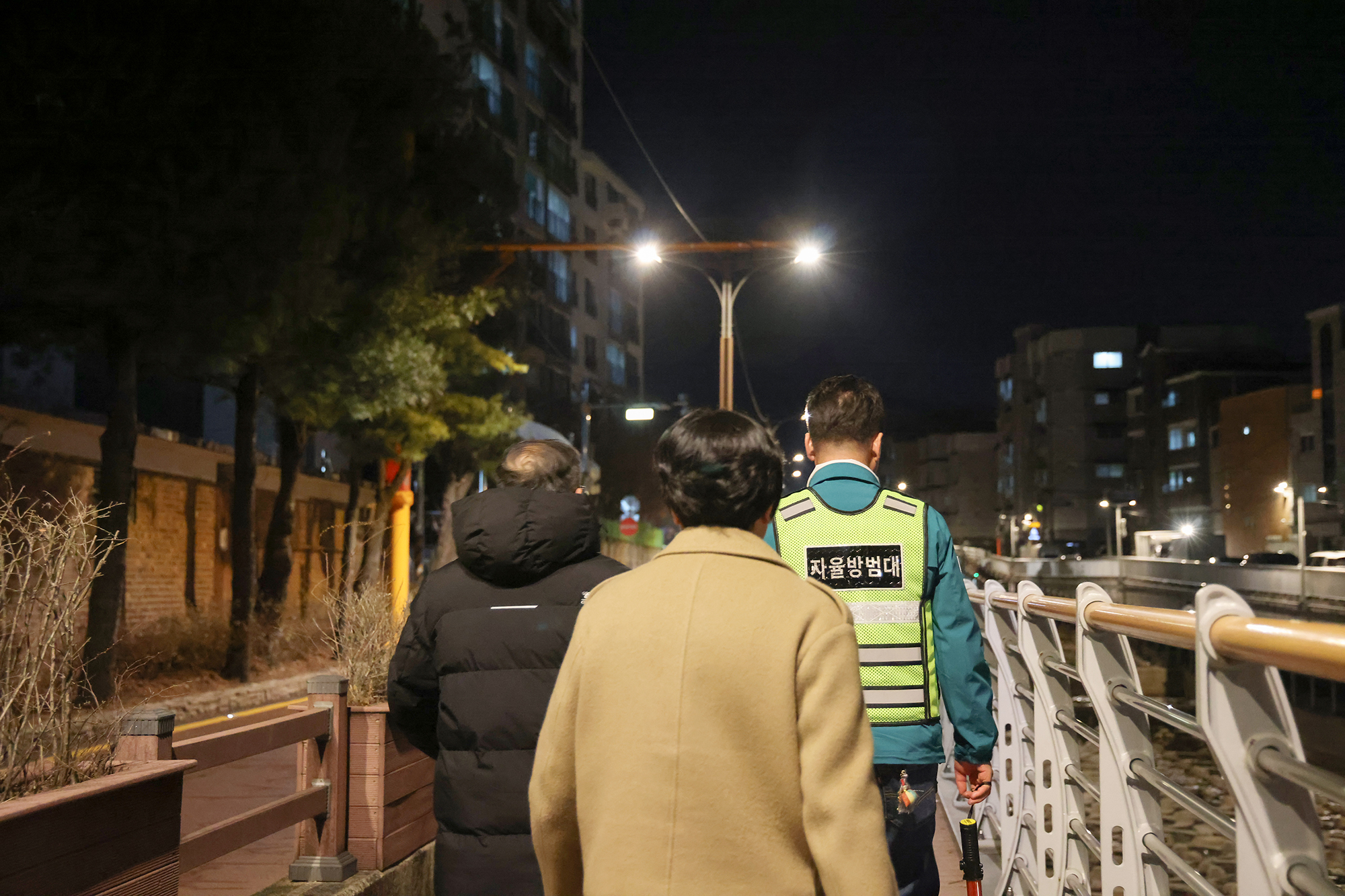 백운시장 일대 야간 현장순찰