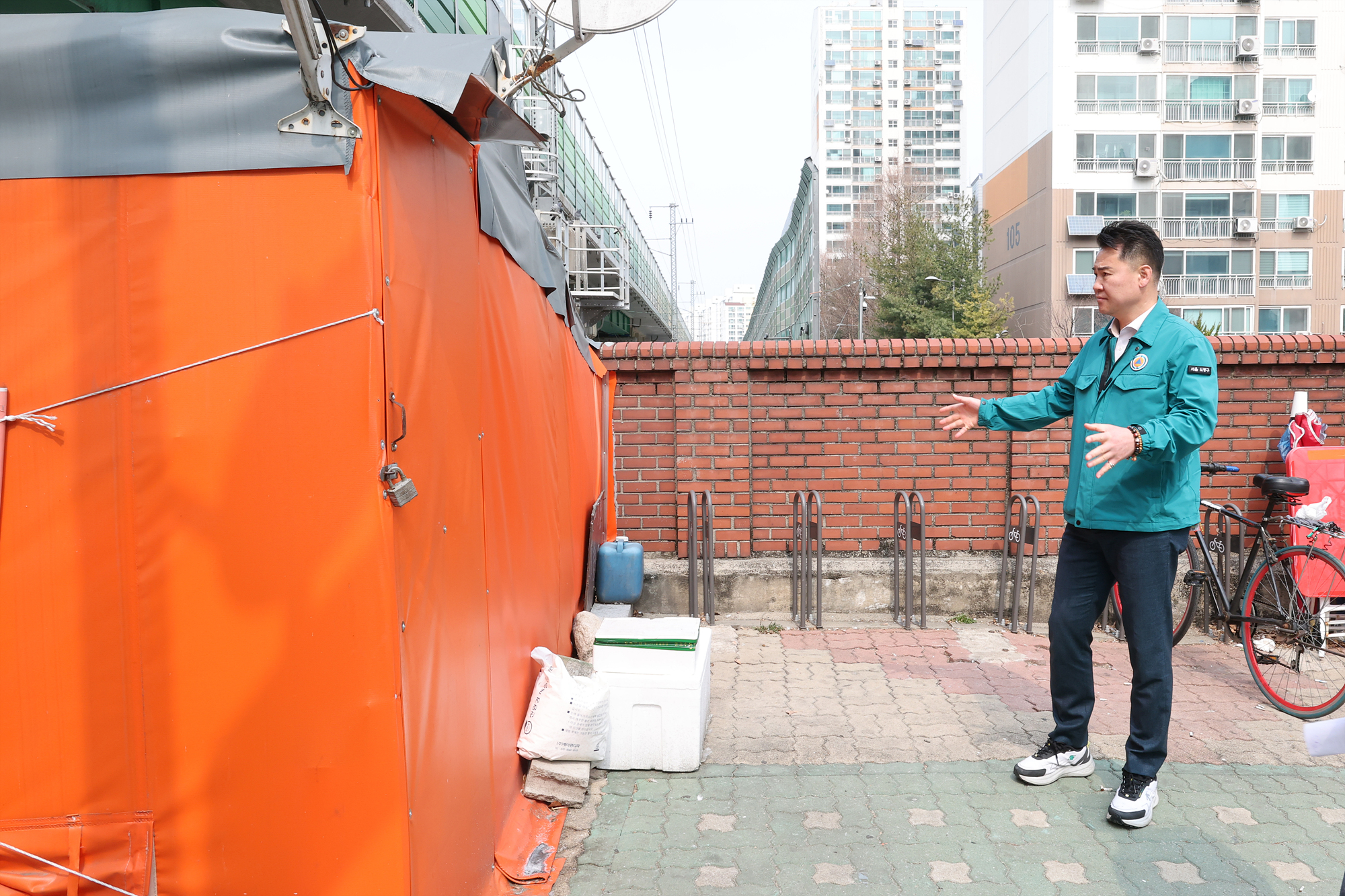 도봉2동 도봉역 고가하부 안전점검