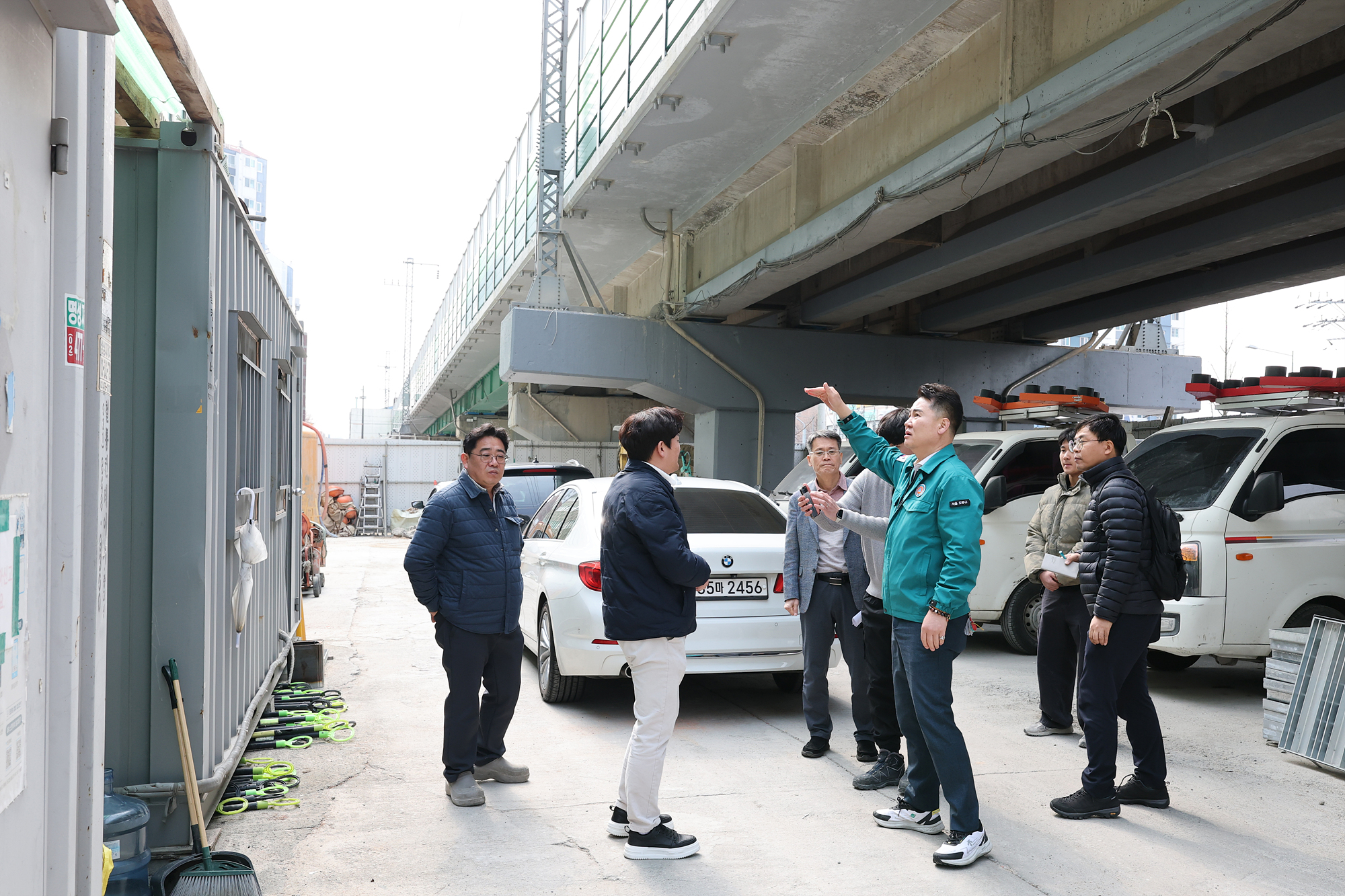 도봉2동 도봉역 고가하부 안전점검