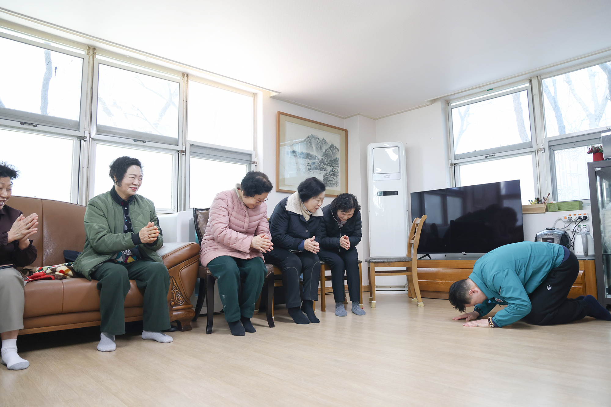 방학1동 전체 경로당 순회점검