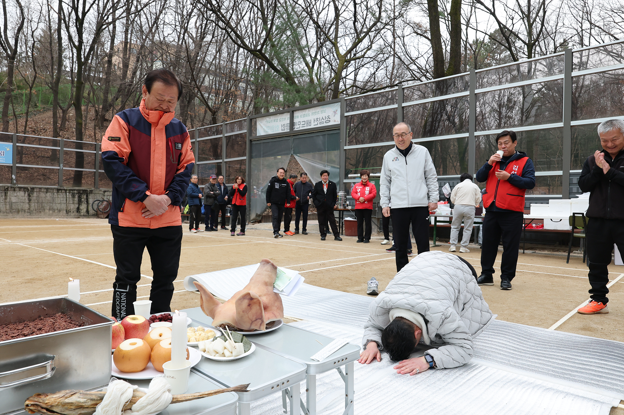 청심천 배드민턴클럽 회장 이취임식
