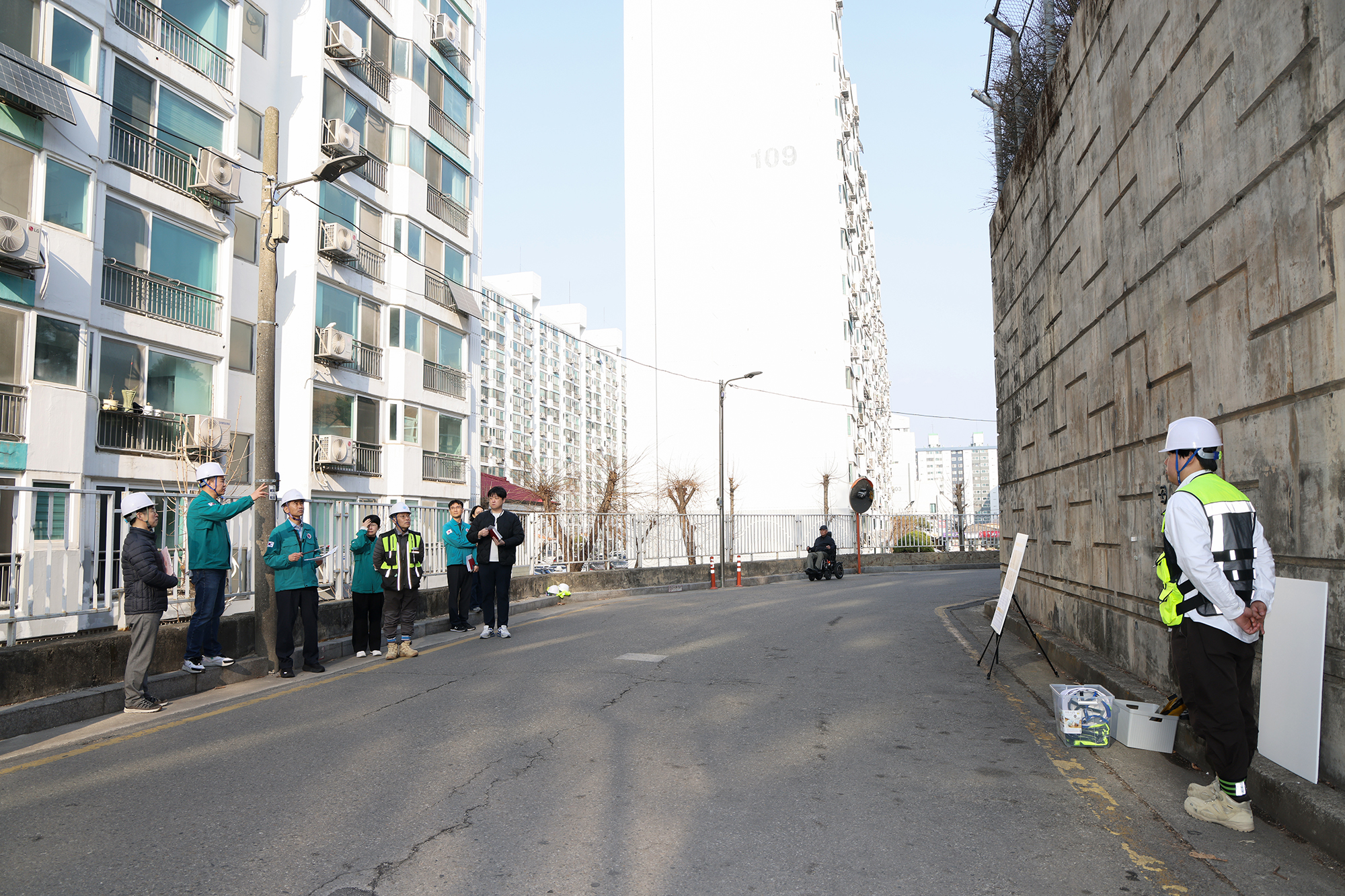 구청장의 안전한바퀴 해빙기 안전점검