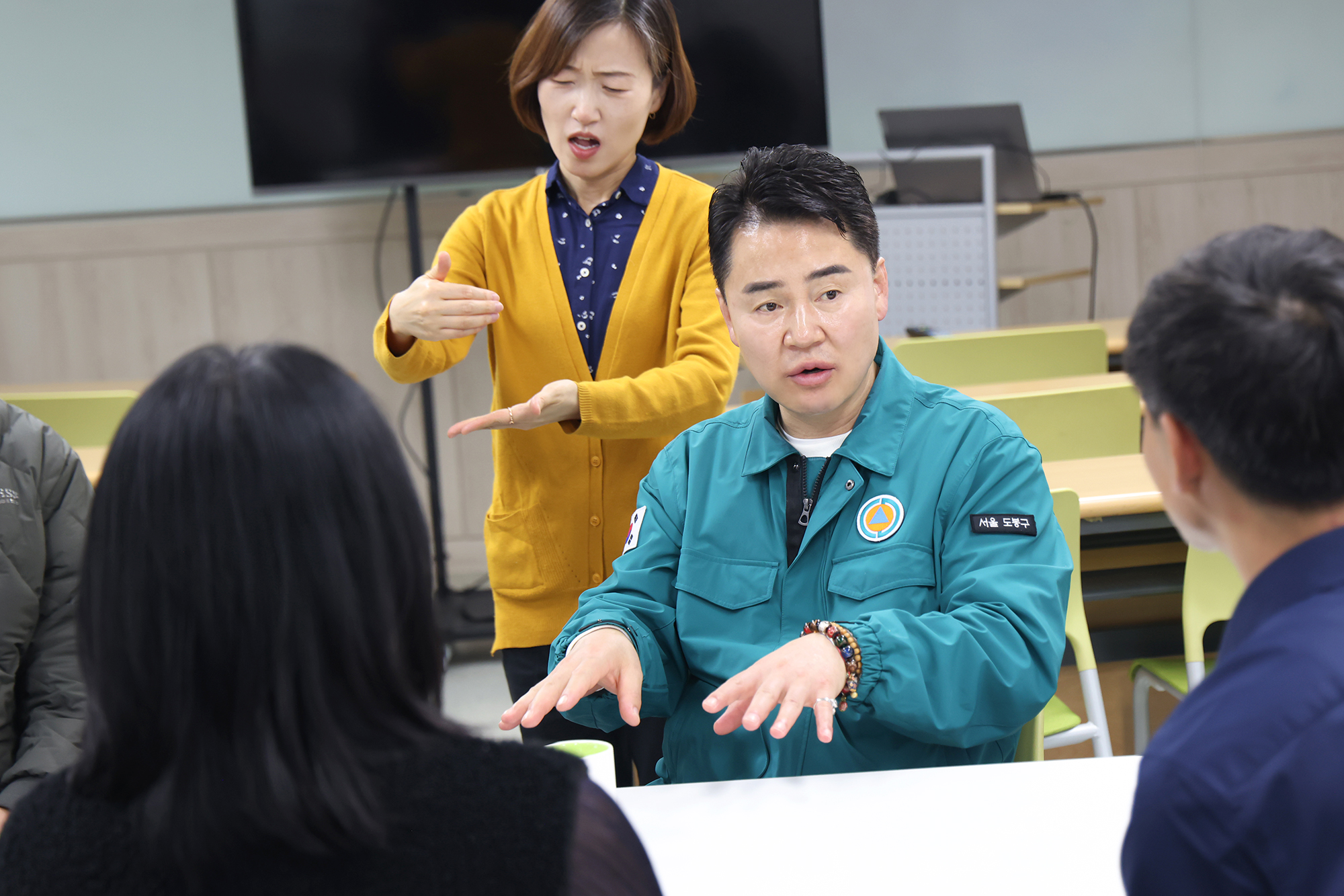 시각, 청각 장애인 연협회 현장방문