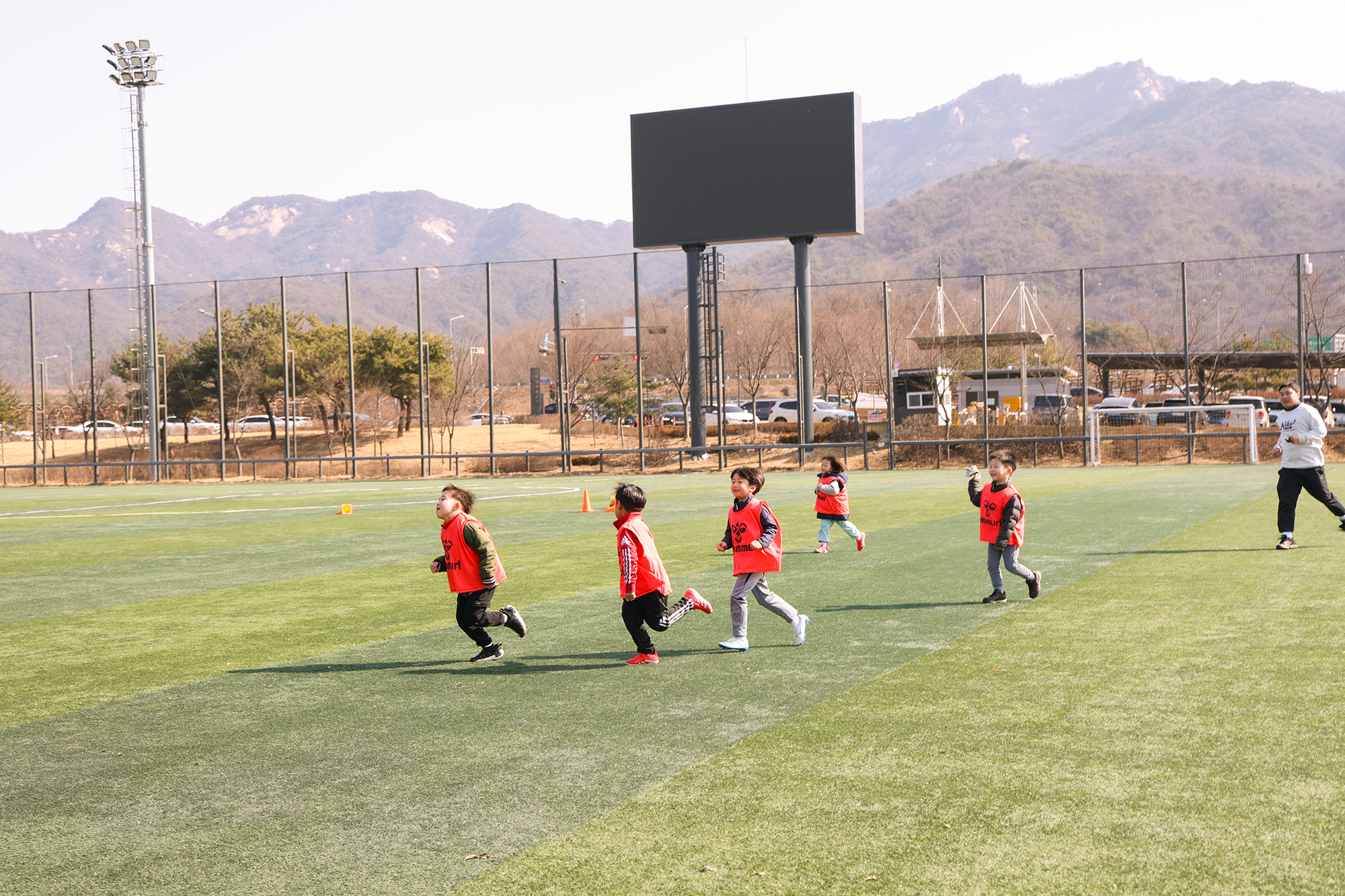유아축구교실 연습 방문